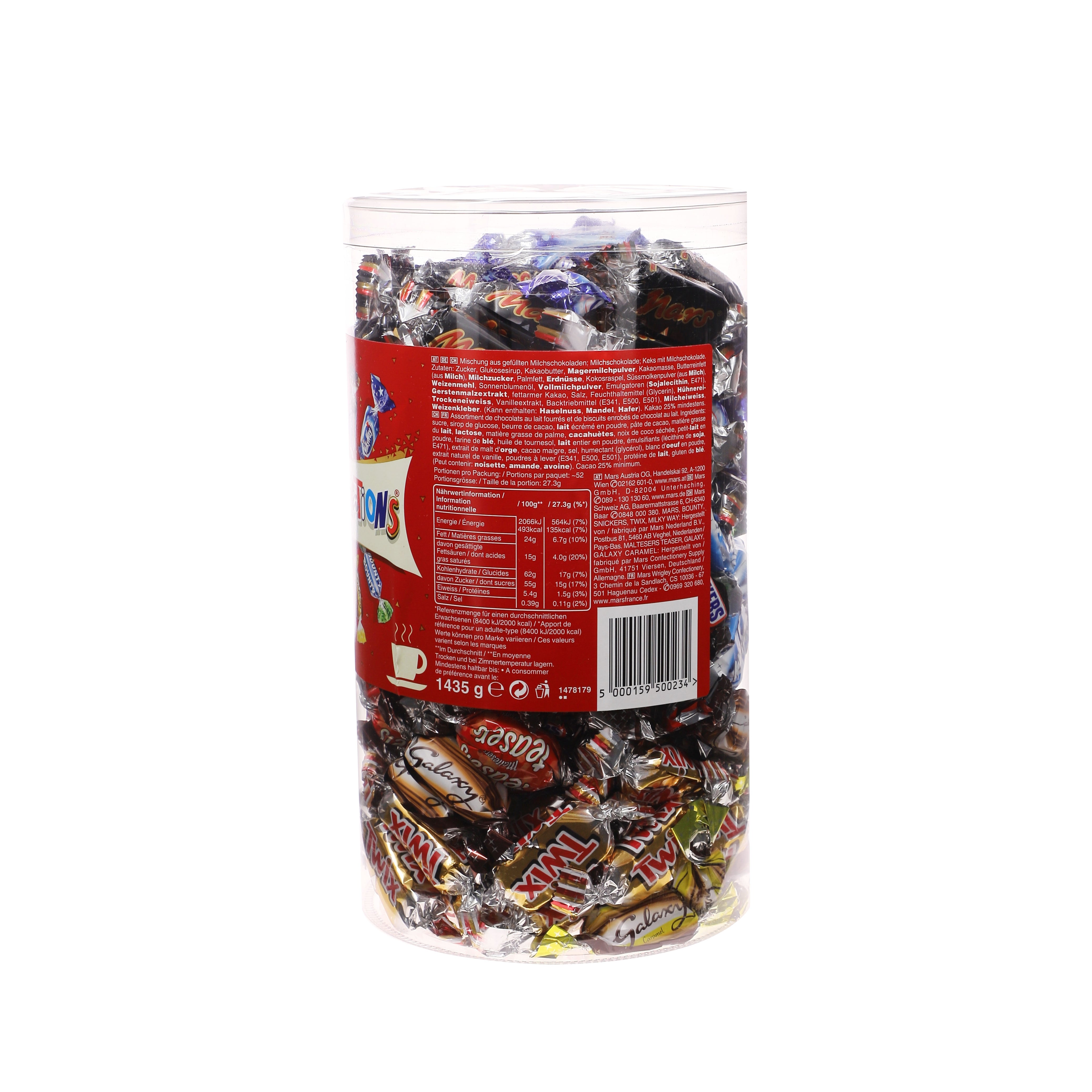 Mini barres chocolatées