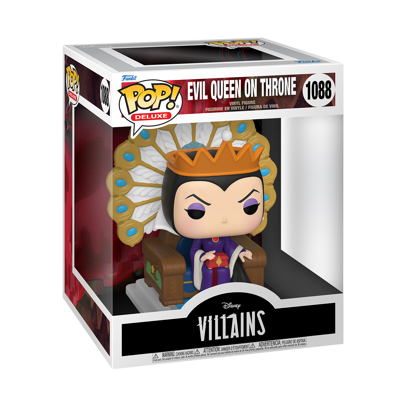 Figurine Pop Deluxe Evil Queen on throne
