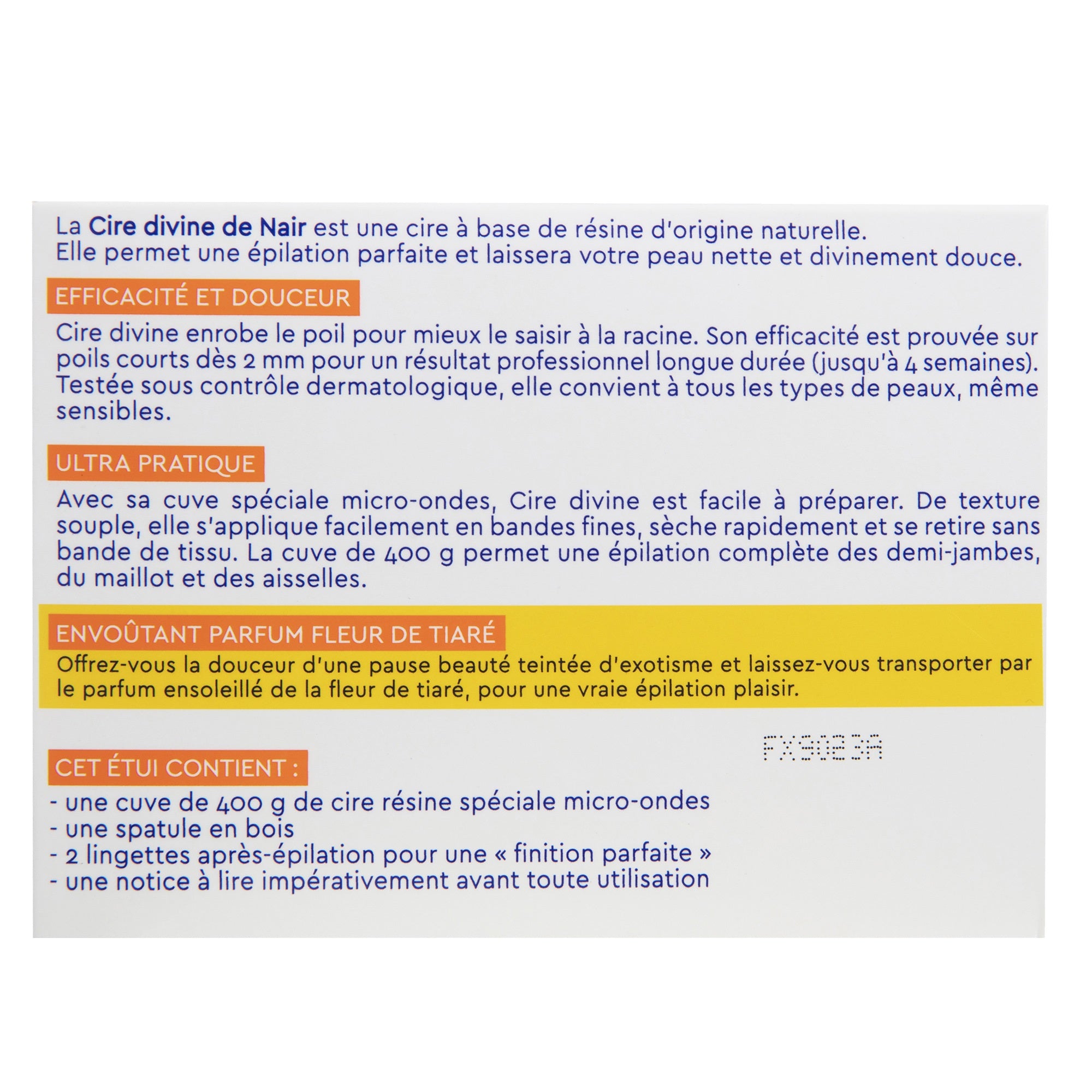 Cire divine fleur de Tiare