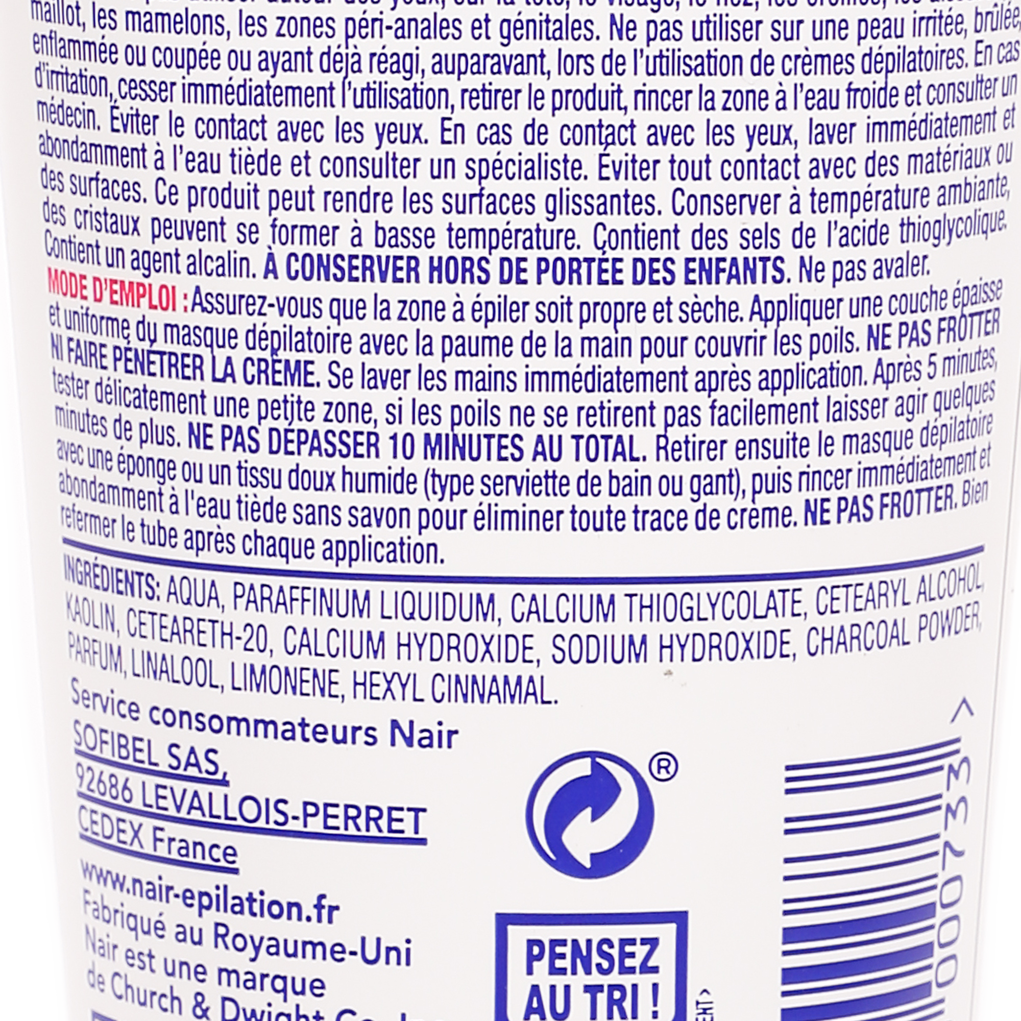 Masque dépilatoire 3 en 1 rituel minéral