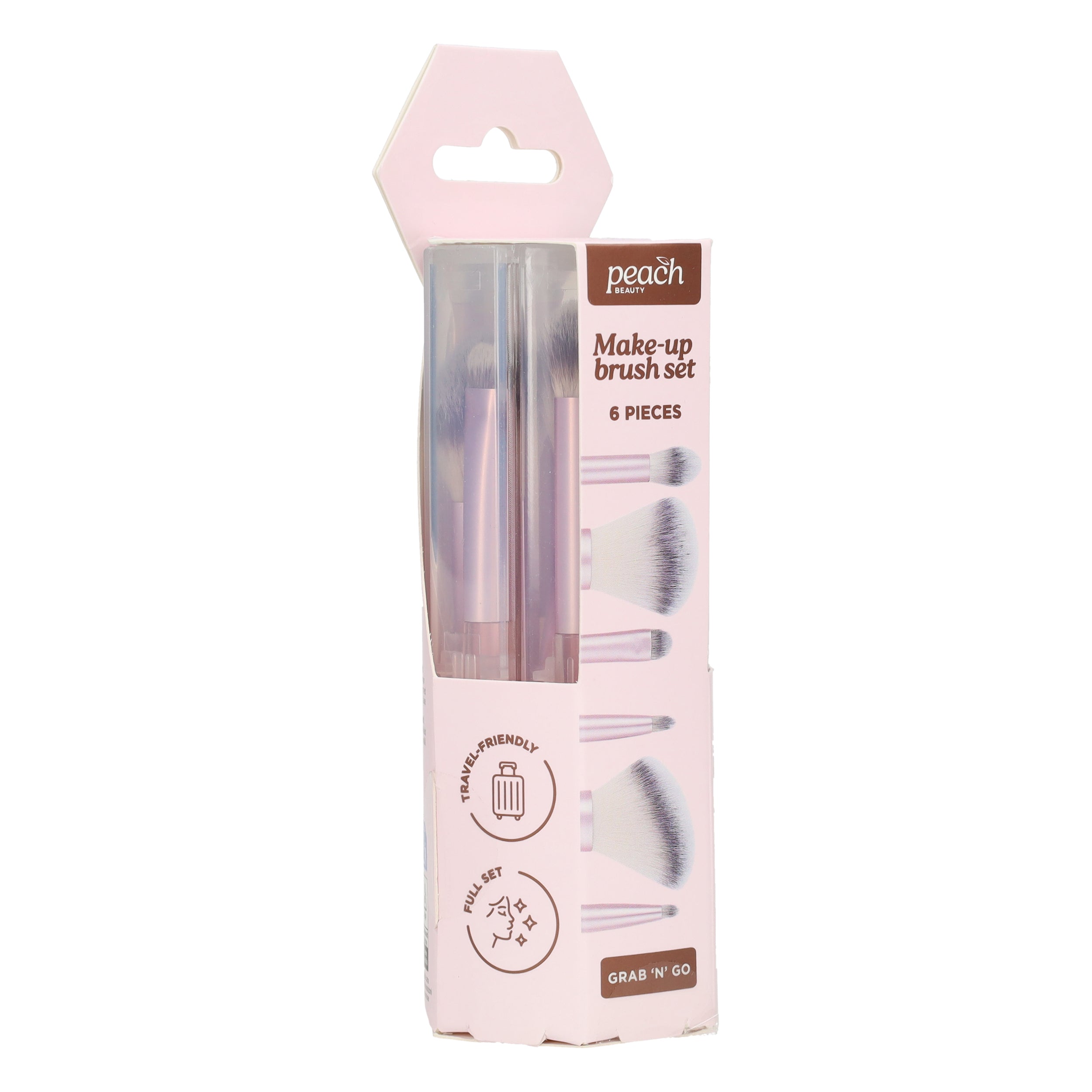 Coffret de 6 pinceaux de maquillage de voyage