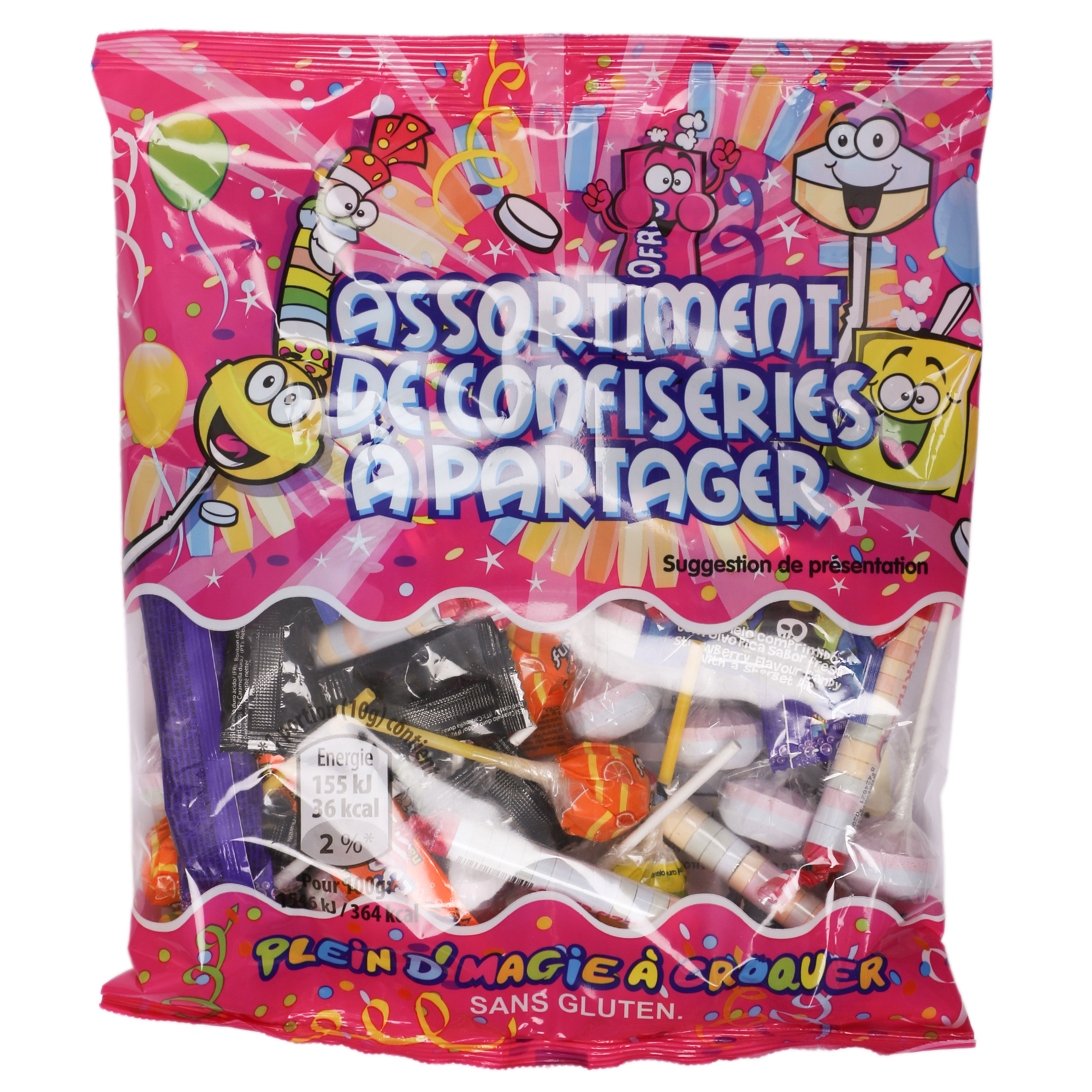 Sachet bonbons à partager