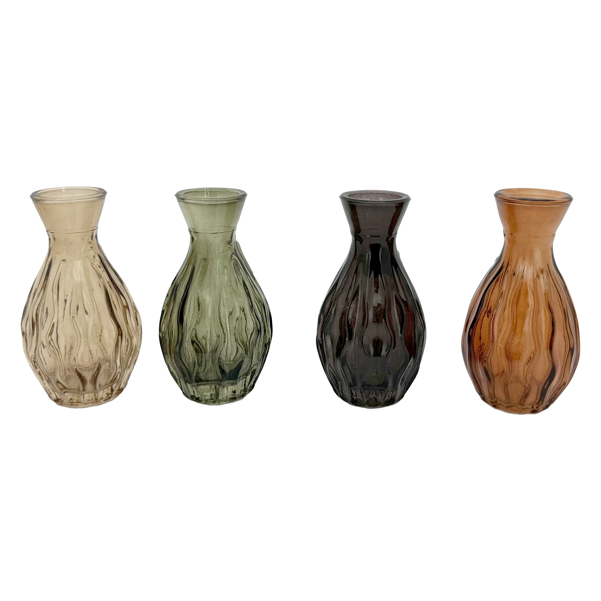 Vase en verre relief