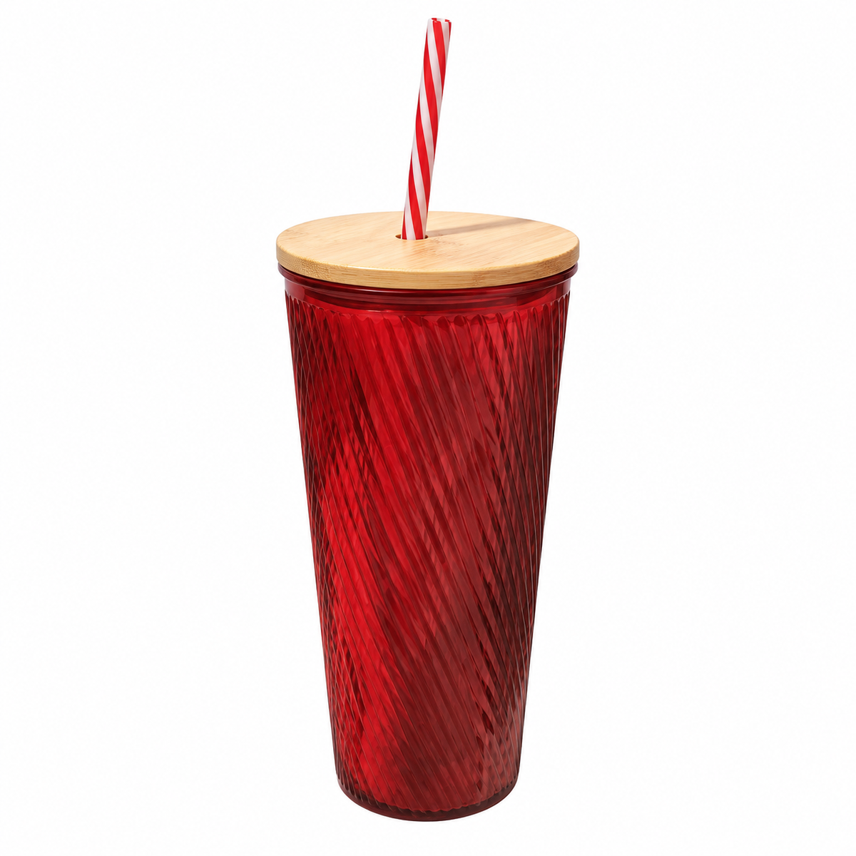 MUG EN VERRE AVEC PAILLE 9,5 X 19CM ASST