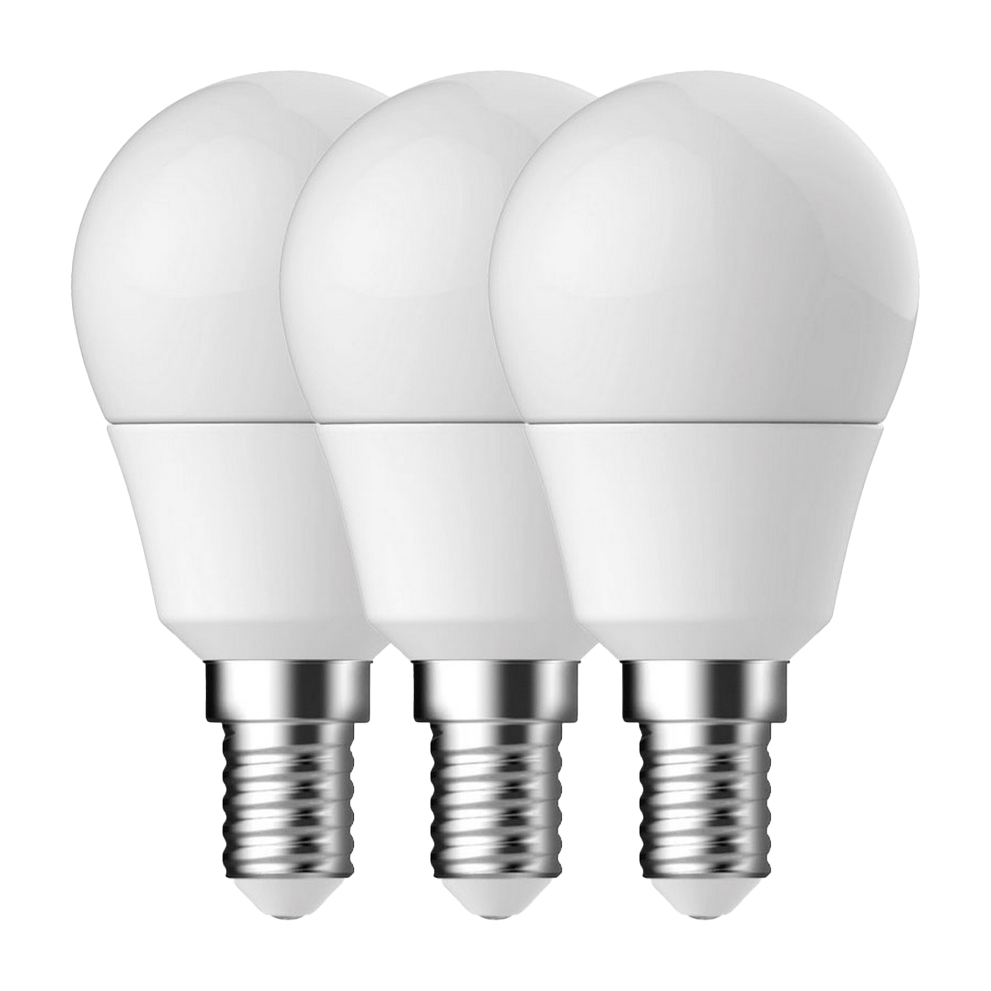 3 ampoules mini globe douille E14