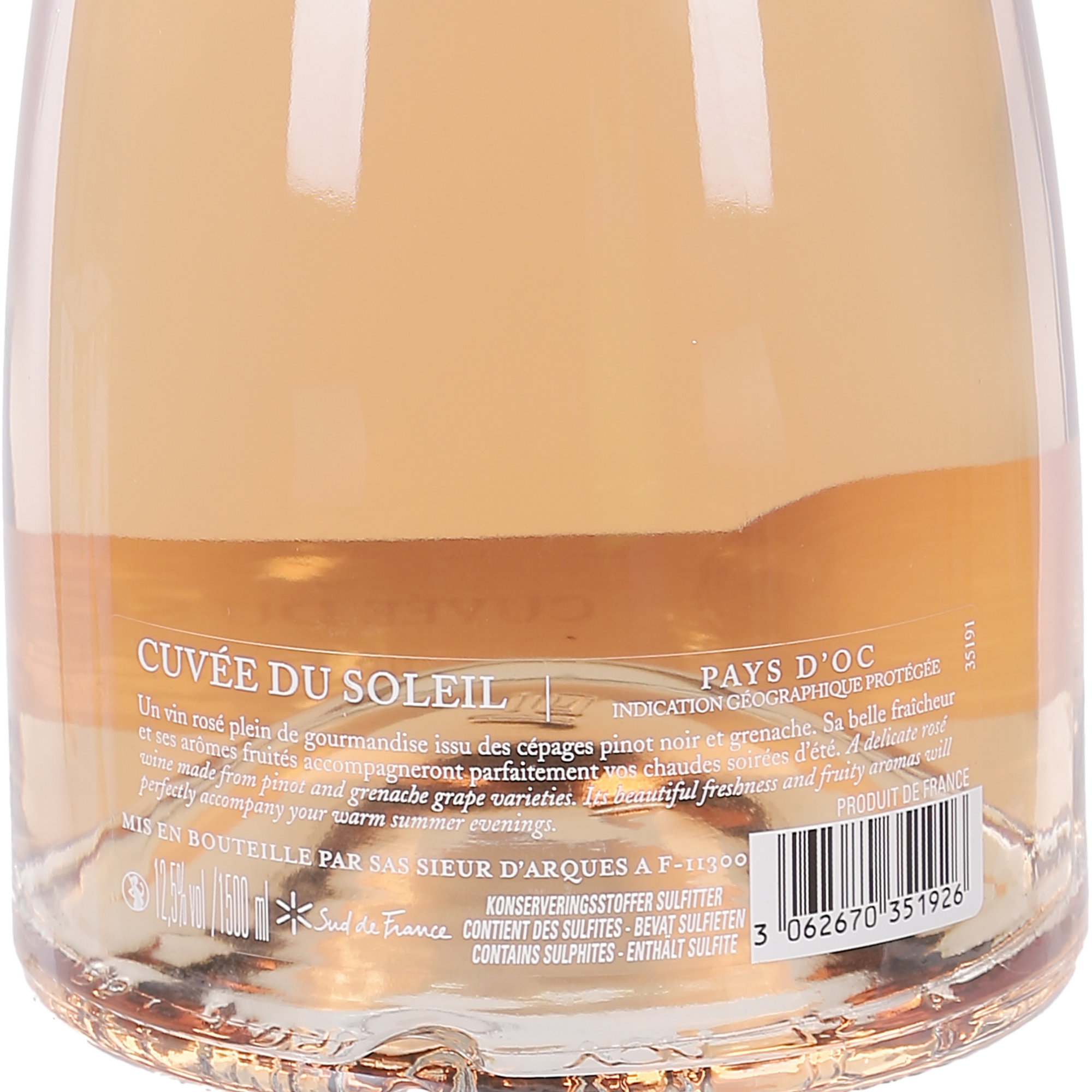 Magnum cuvée du soleil sieur d'Arques 12.5%