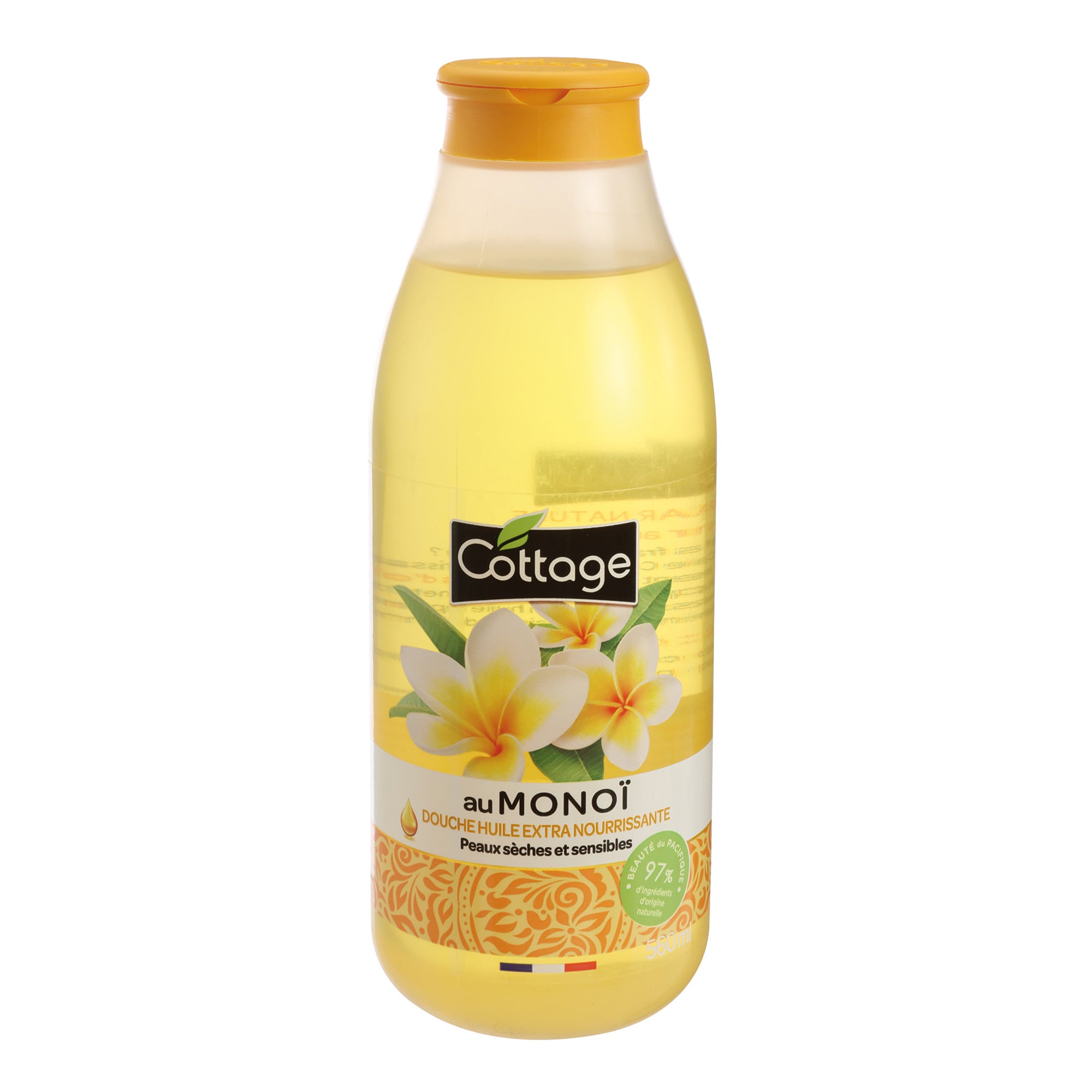 Huile de douche monoï extra nourrissante