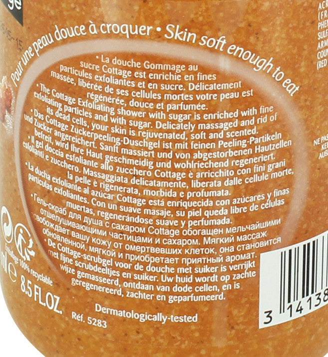 Douche gommage douceur caramel