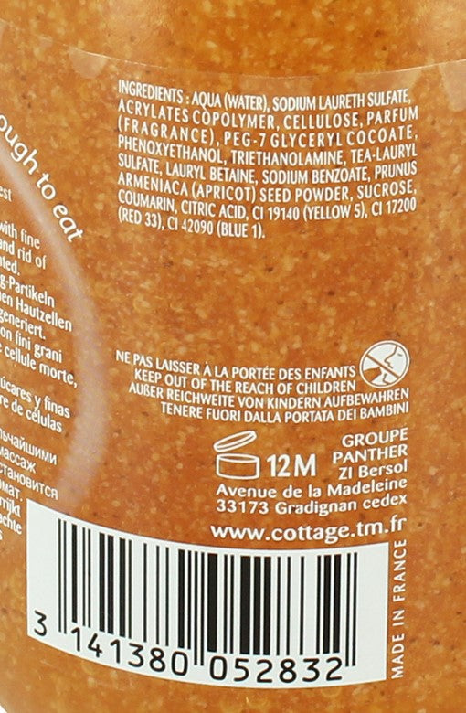 Douche gommage douceur caramel