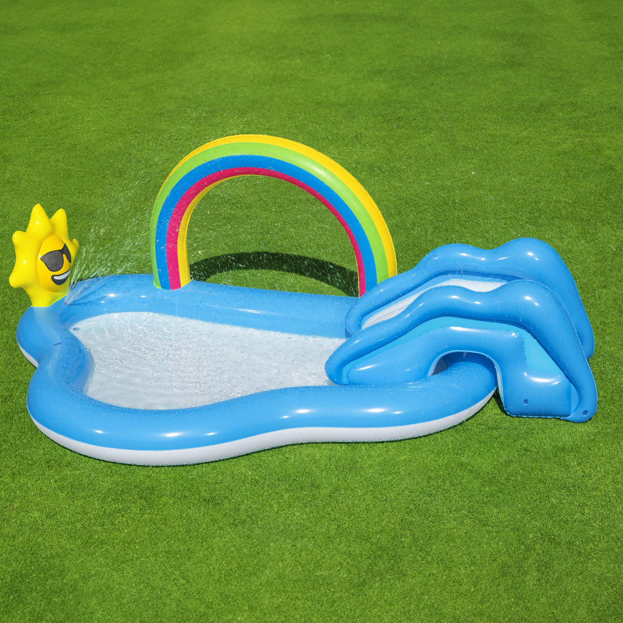 Piscine aire de jeux Arc en ciel