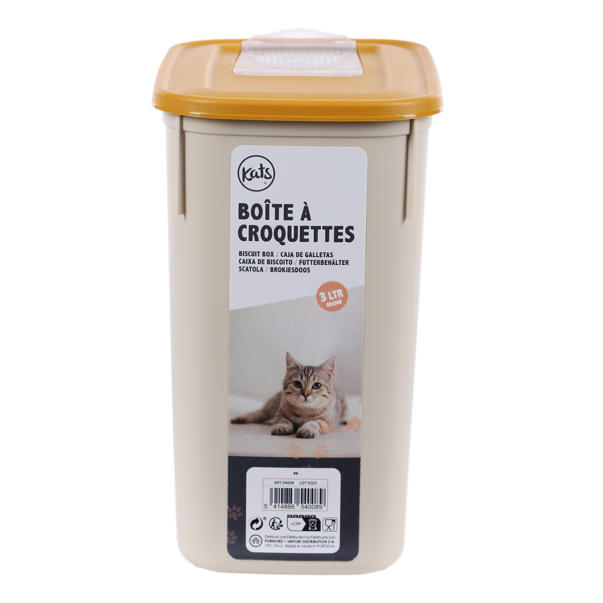 Boite à croquettes graduée 3L