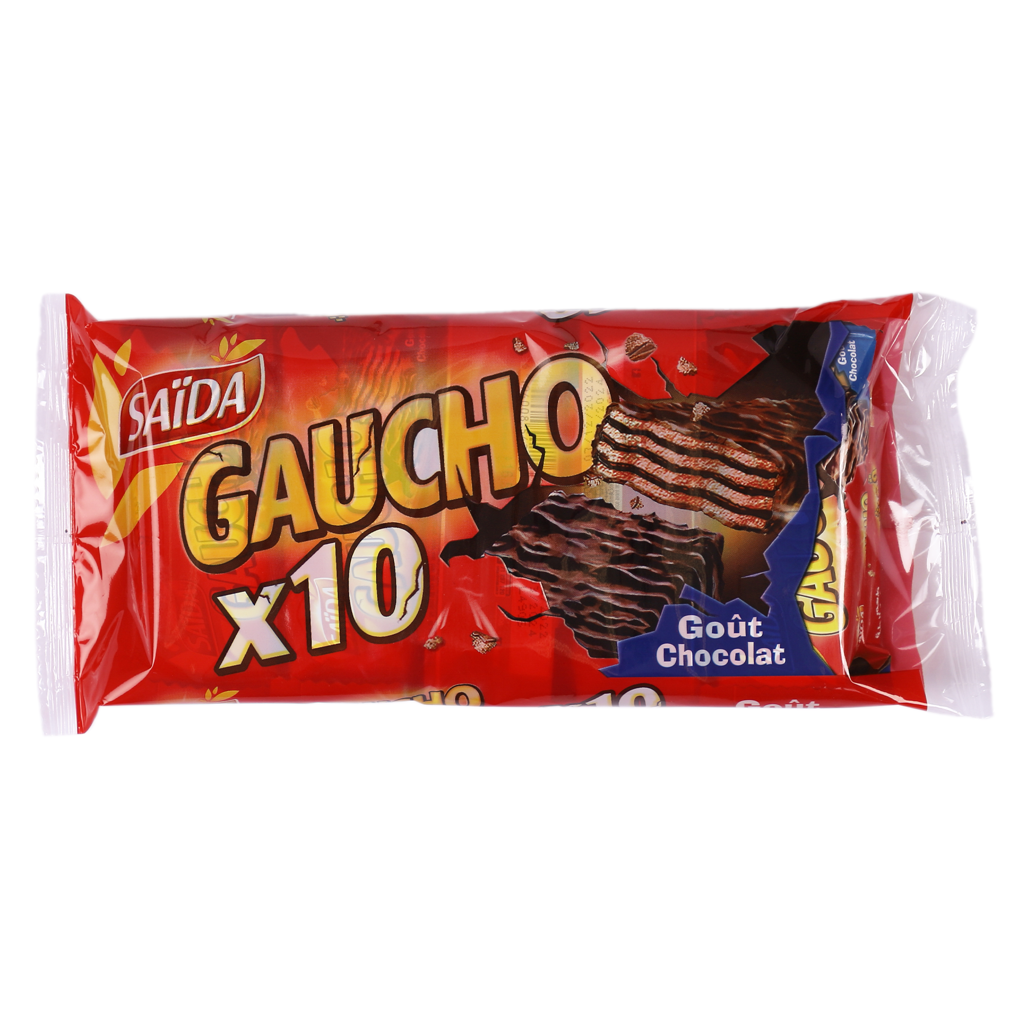 10 barres chocolatée gaucho