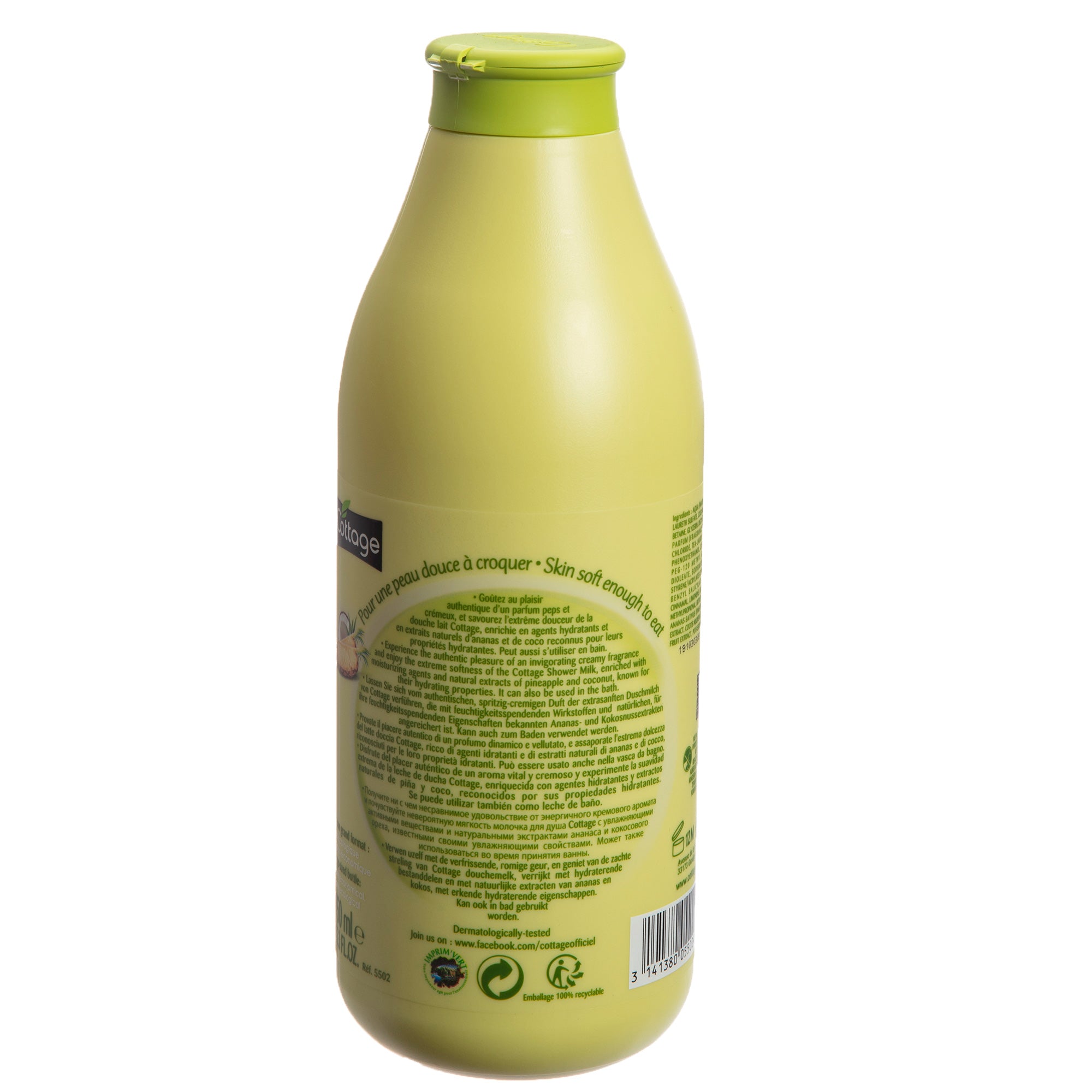 Gel douche ananas coco