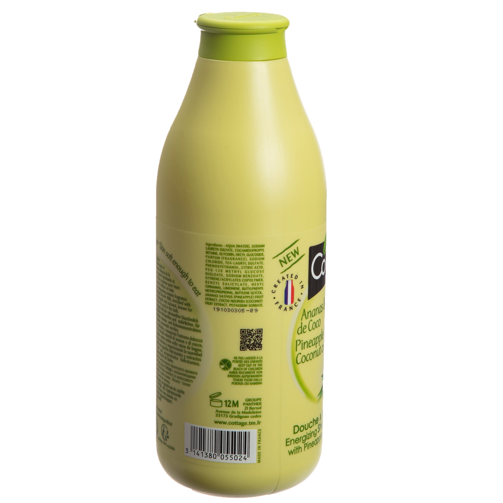Gel douche ananas coco