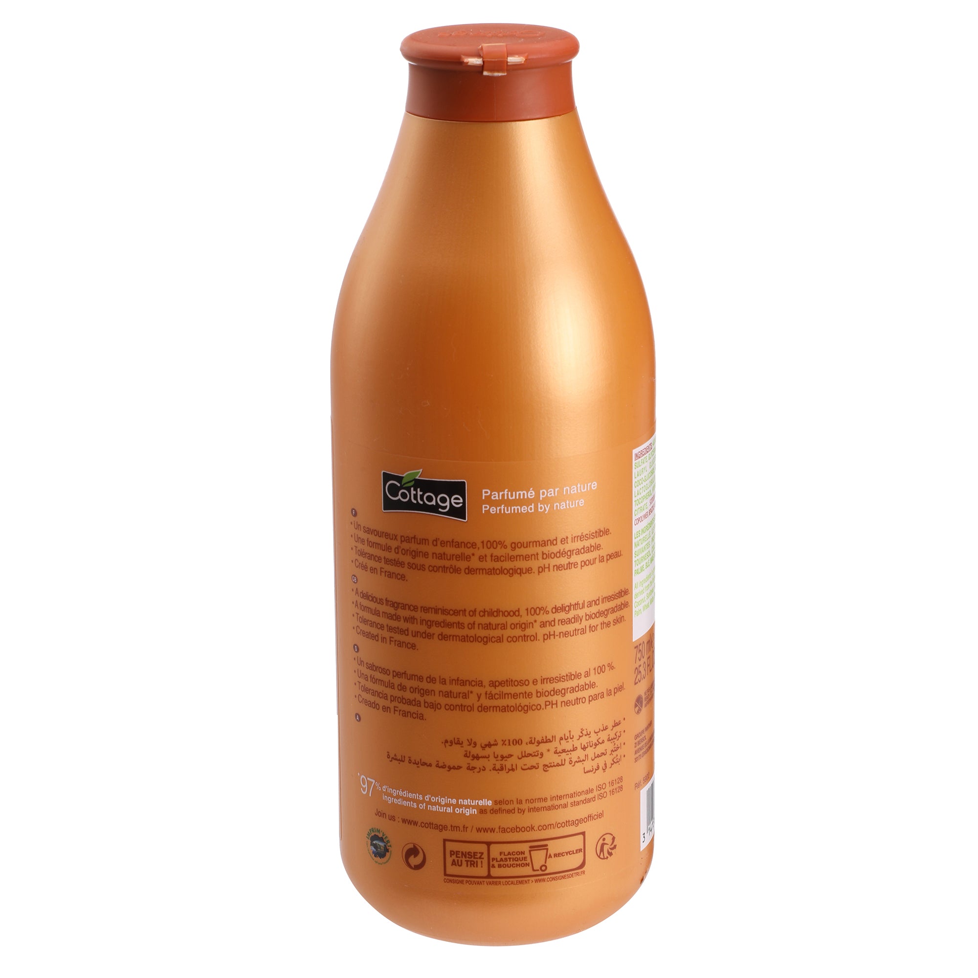 Gel douche caramel