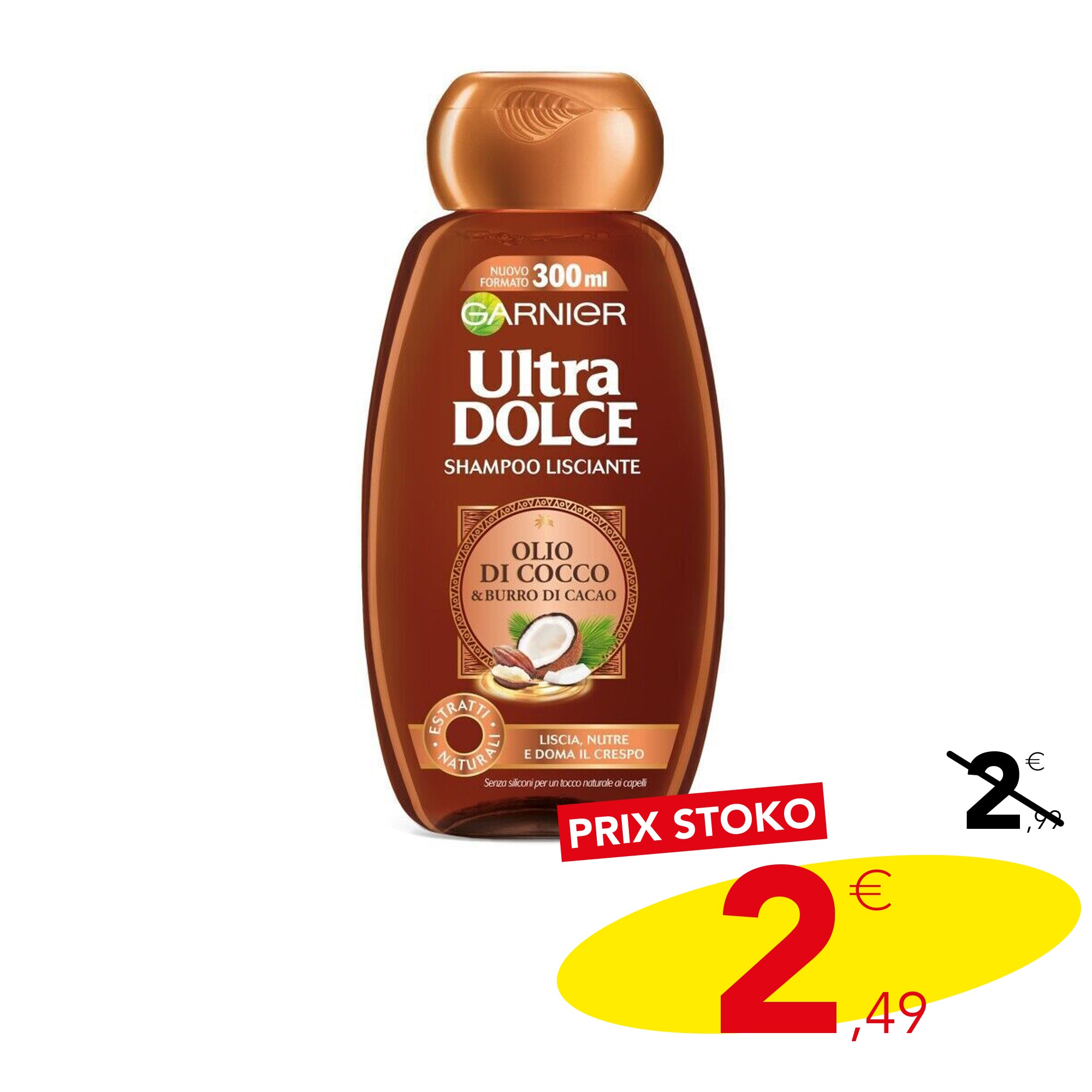 Shampoing huile de coco et beurre de cacao