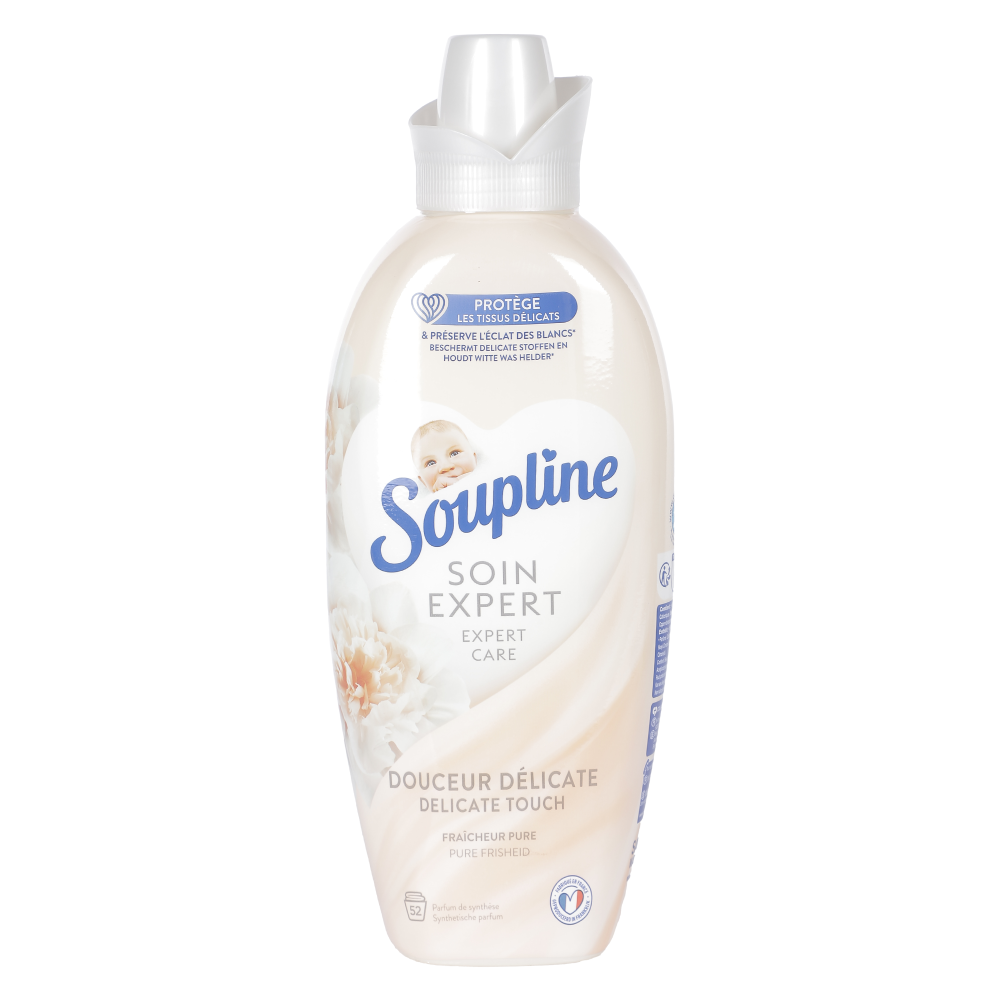52 doses d'adoucissant concentré soin expert douceur delicate