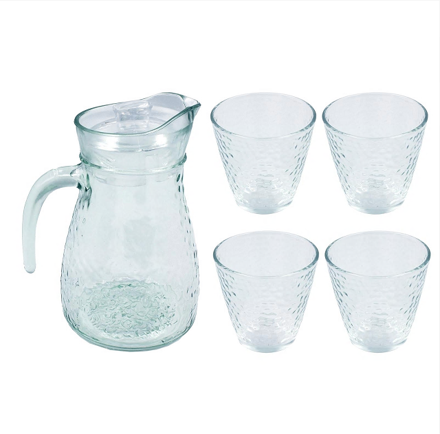 Ensemble carafe + 4 verres