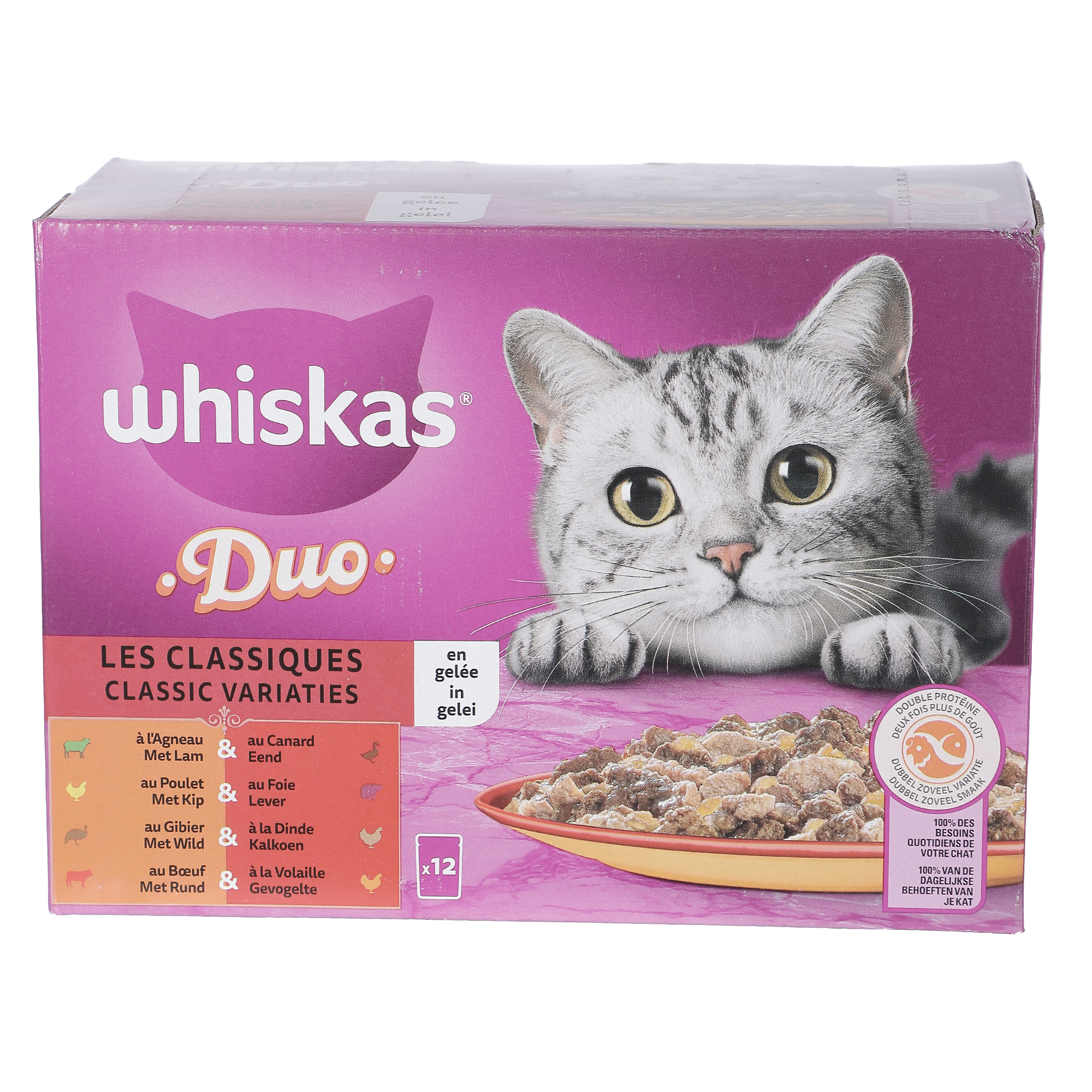 12 sachets de pâtée pour chat