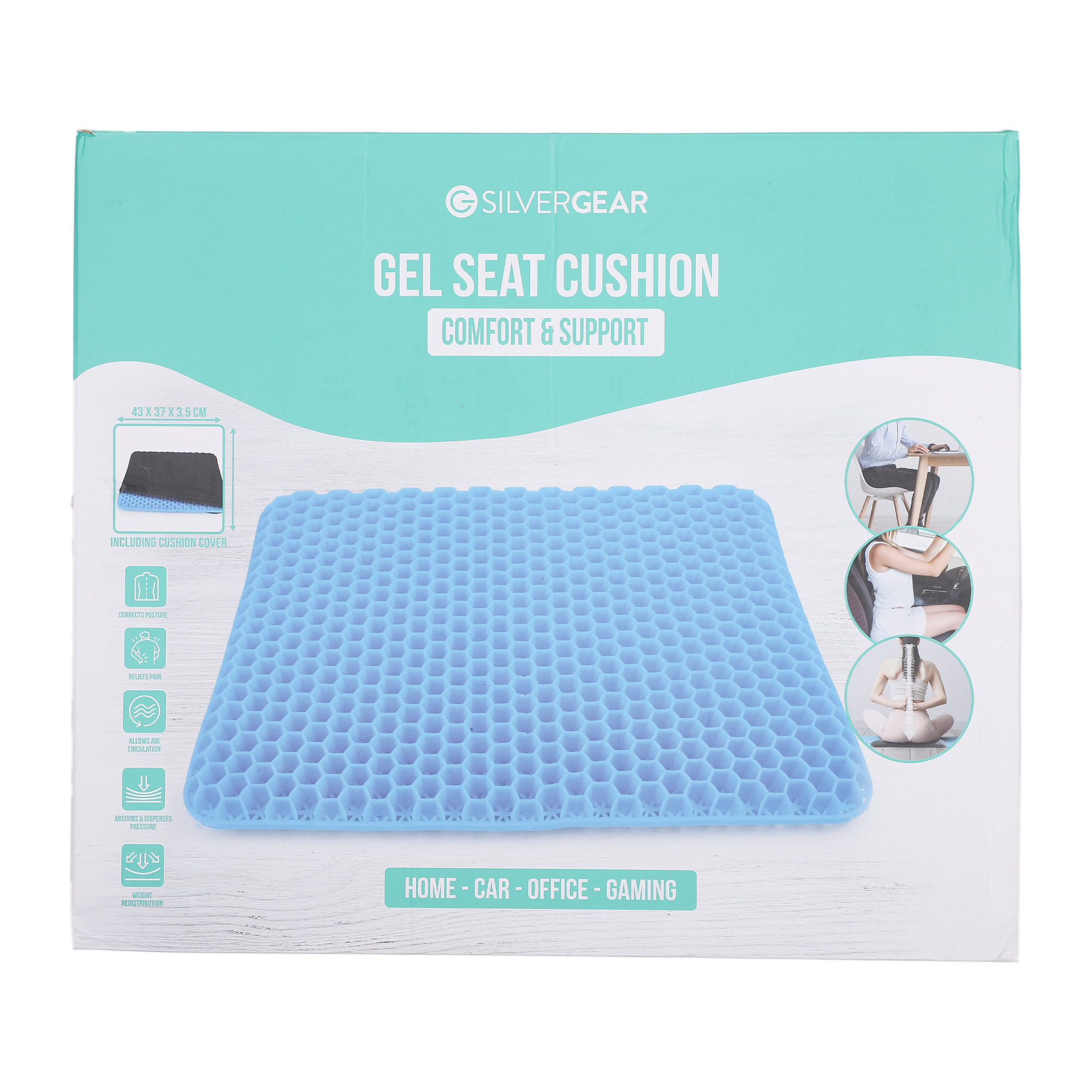 Coussin de siège en gel
