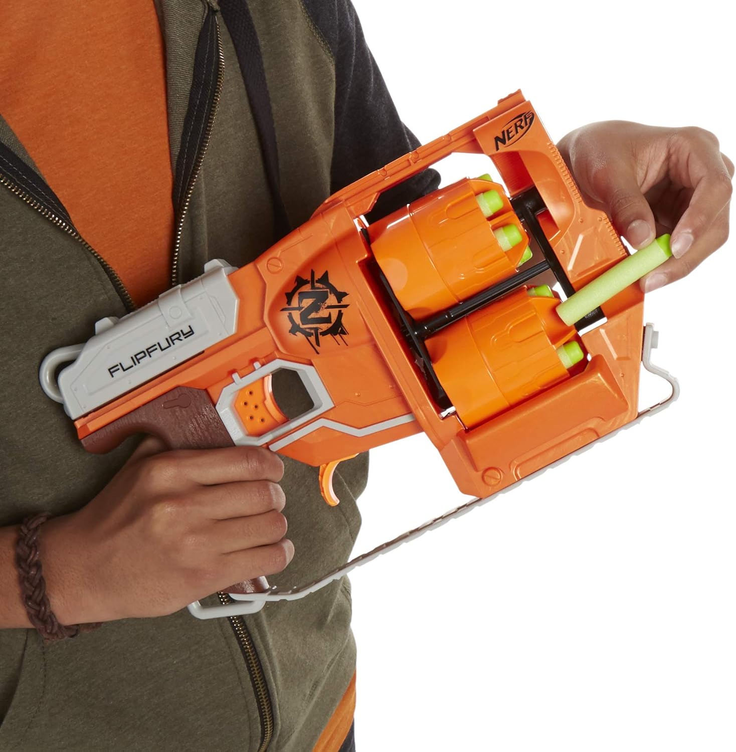 Pistolet Nerf Zombie Flipfury