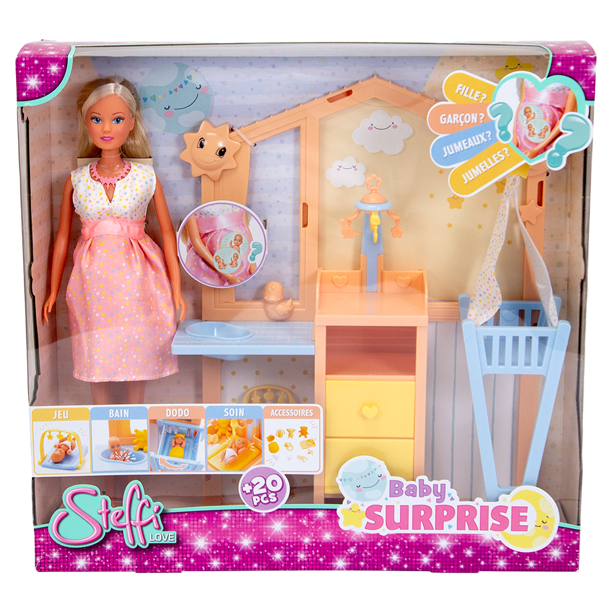 Poupée Steffi Love Bébé suprise