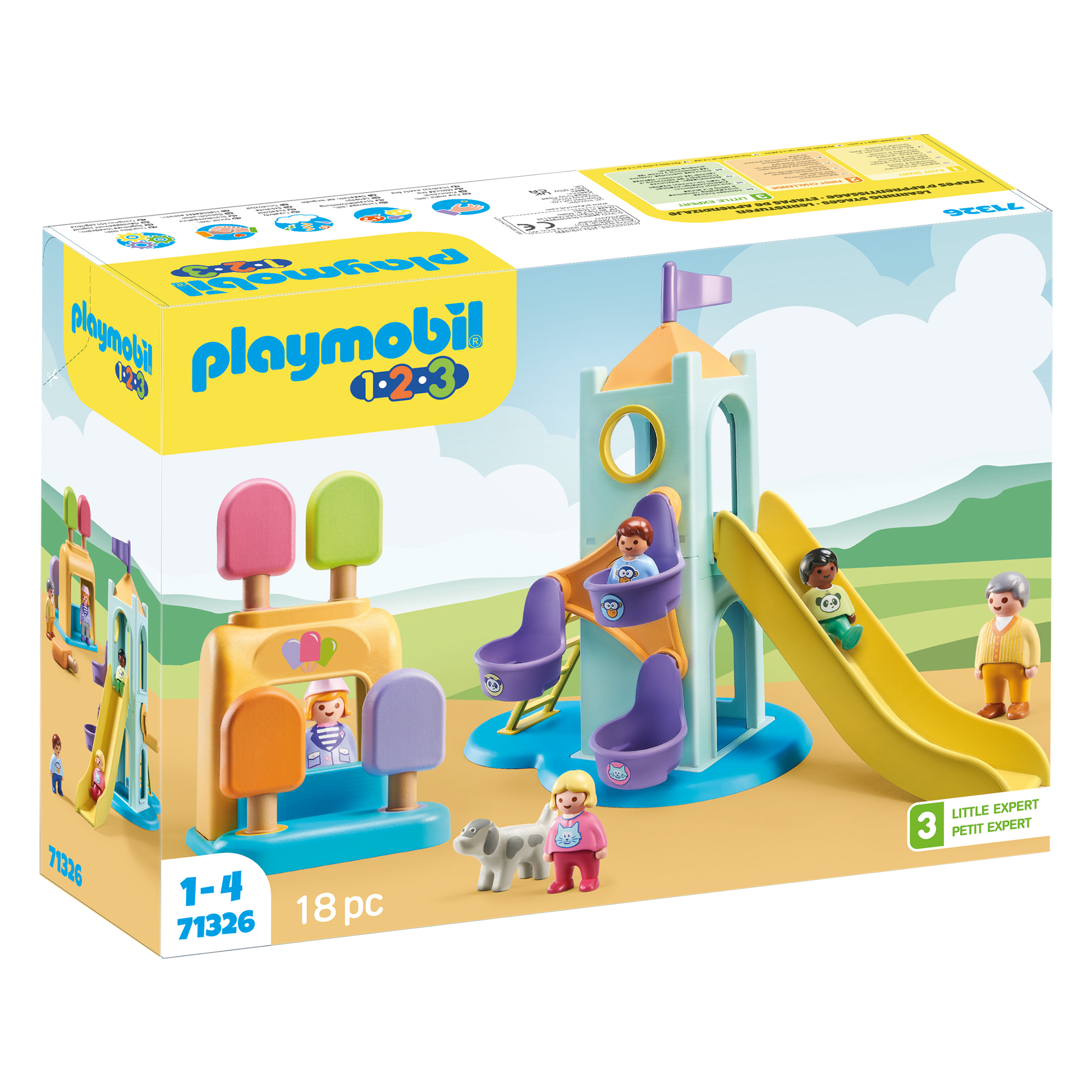 Aire de jeux avec toboggan