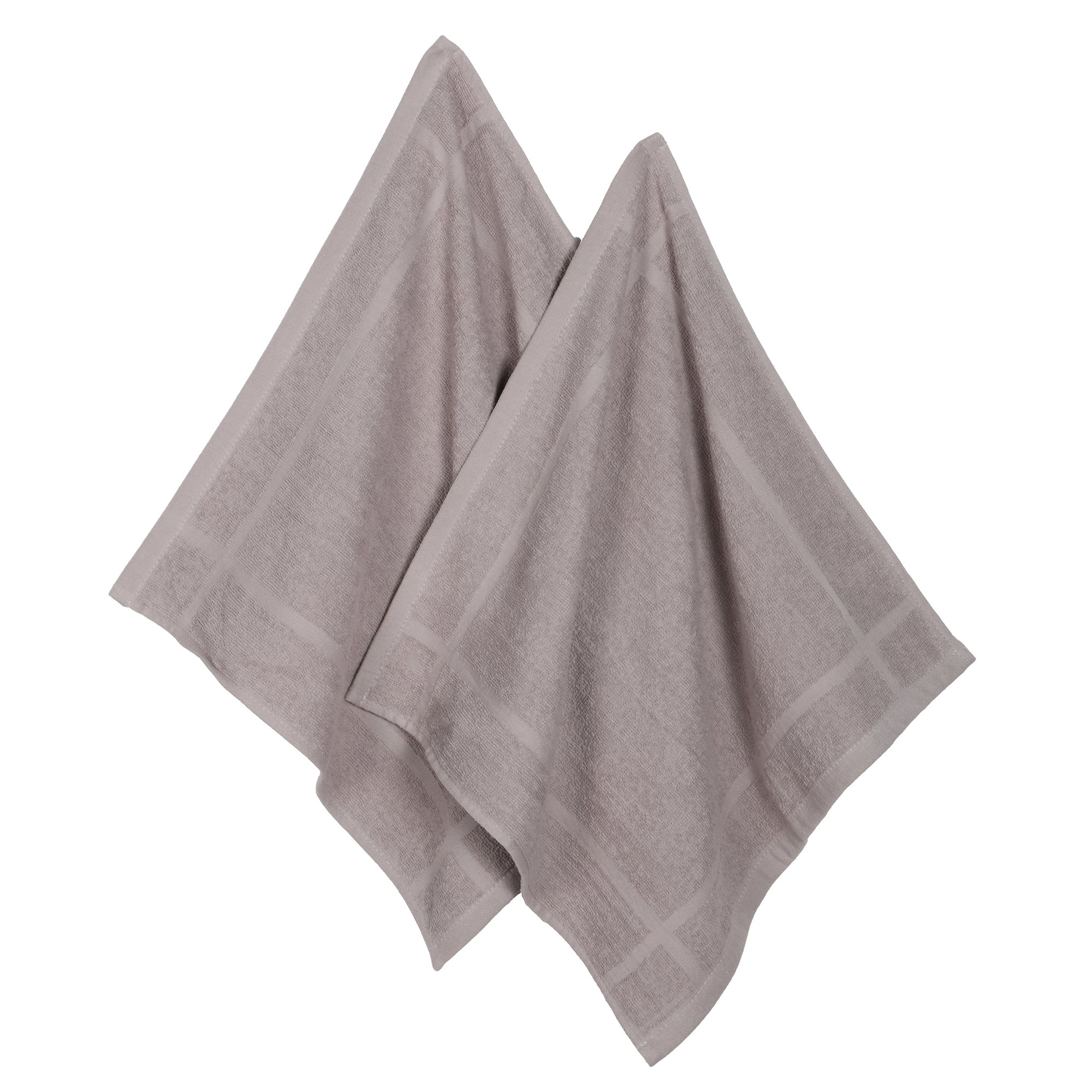 2 serviettes 40x40cm - Gris
