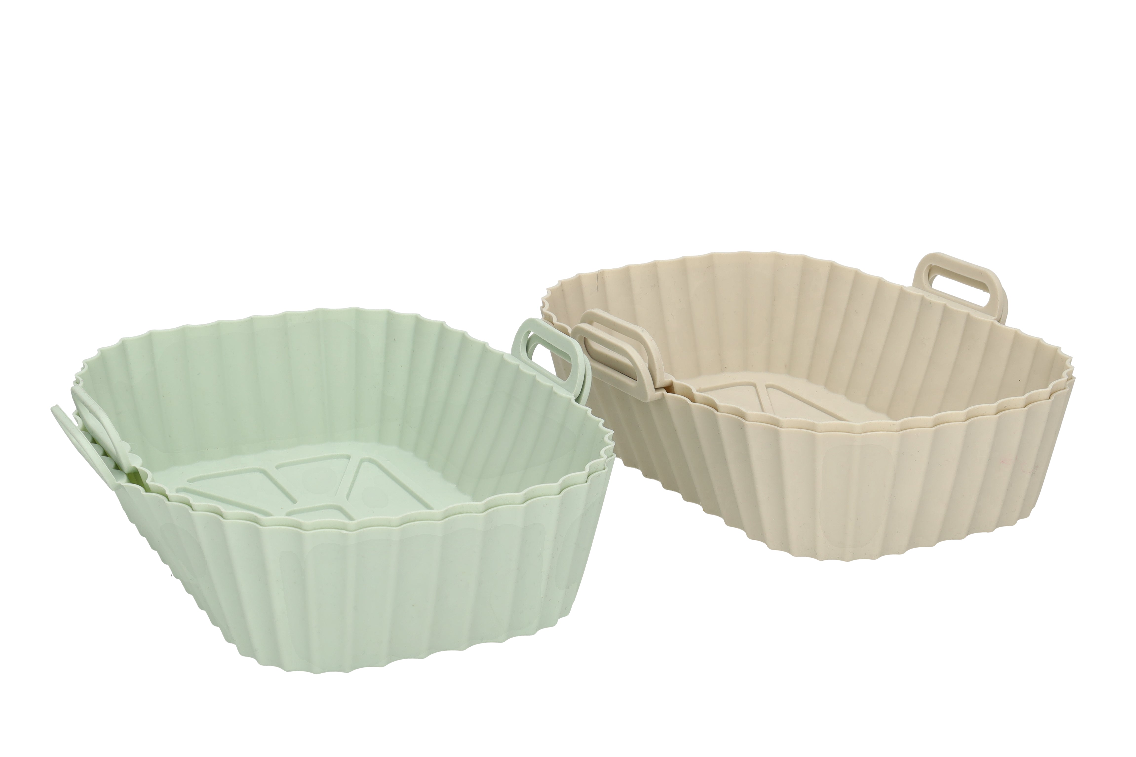 2 paniers en silicone rectangulaire pour friteuse à air