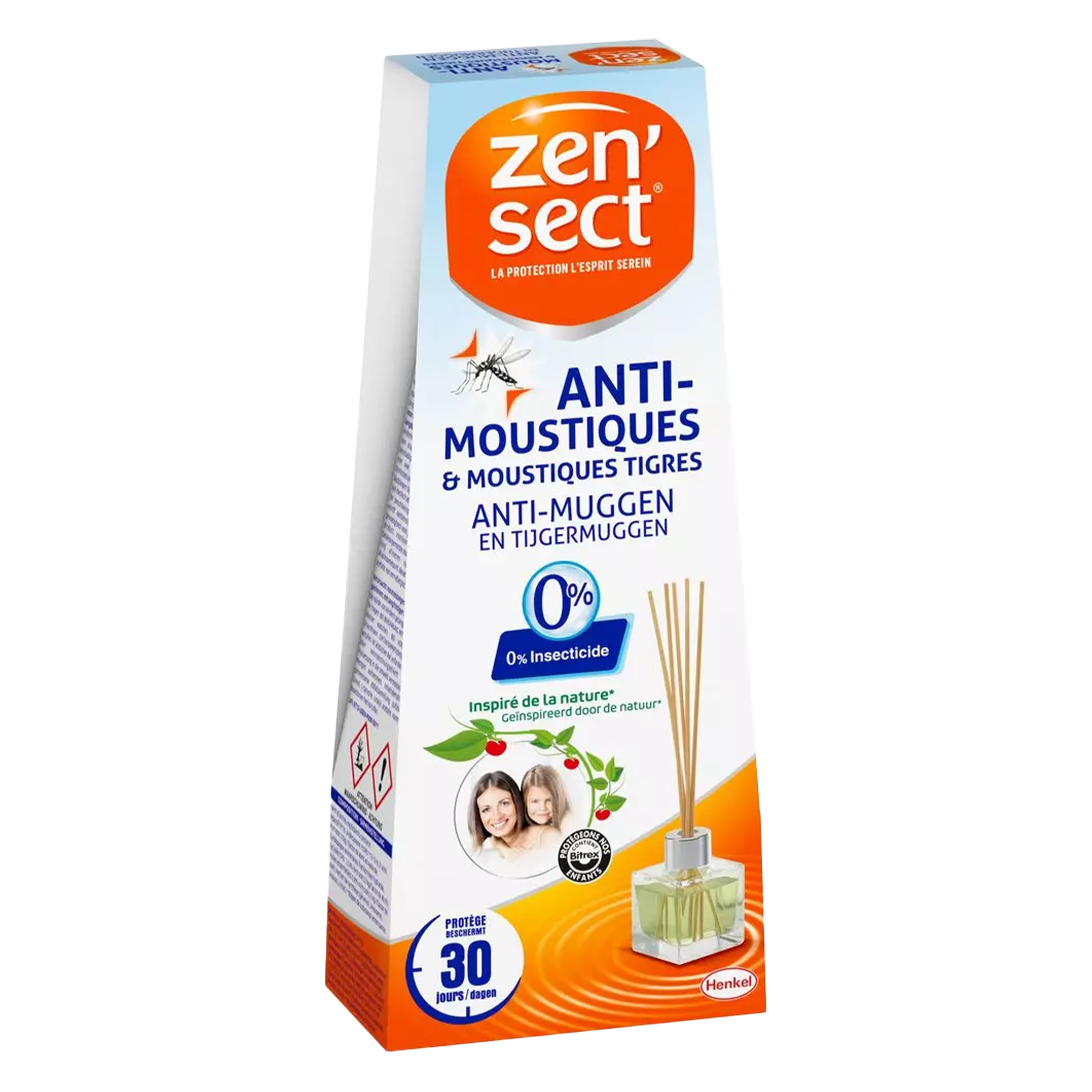 DIFFUSEUR + RECHARGE 45 NUITS LIQUIDE REGLABLE 0% INSECTICIDE