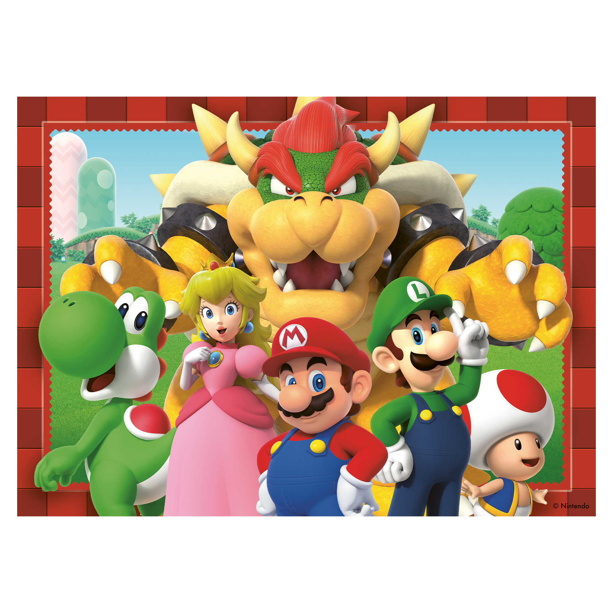 Puzzle 4x1000 pièces Super Mario