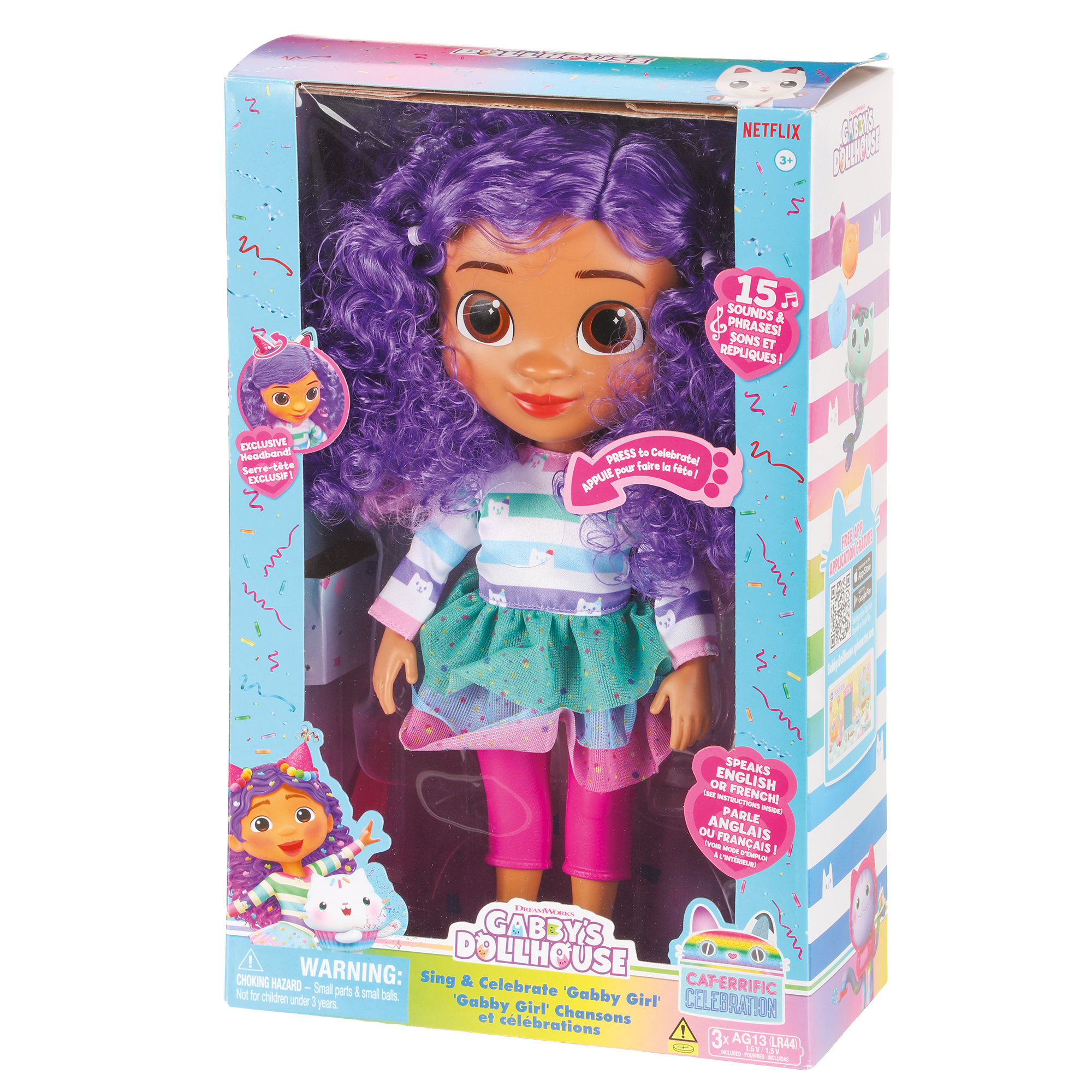 Poupée Gabby interactive 33cm