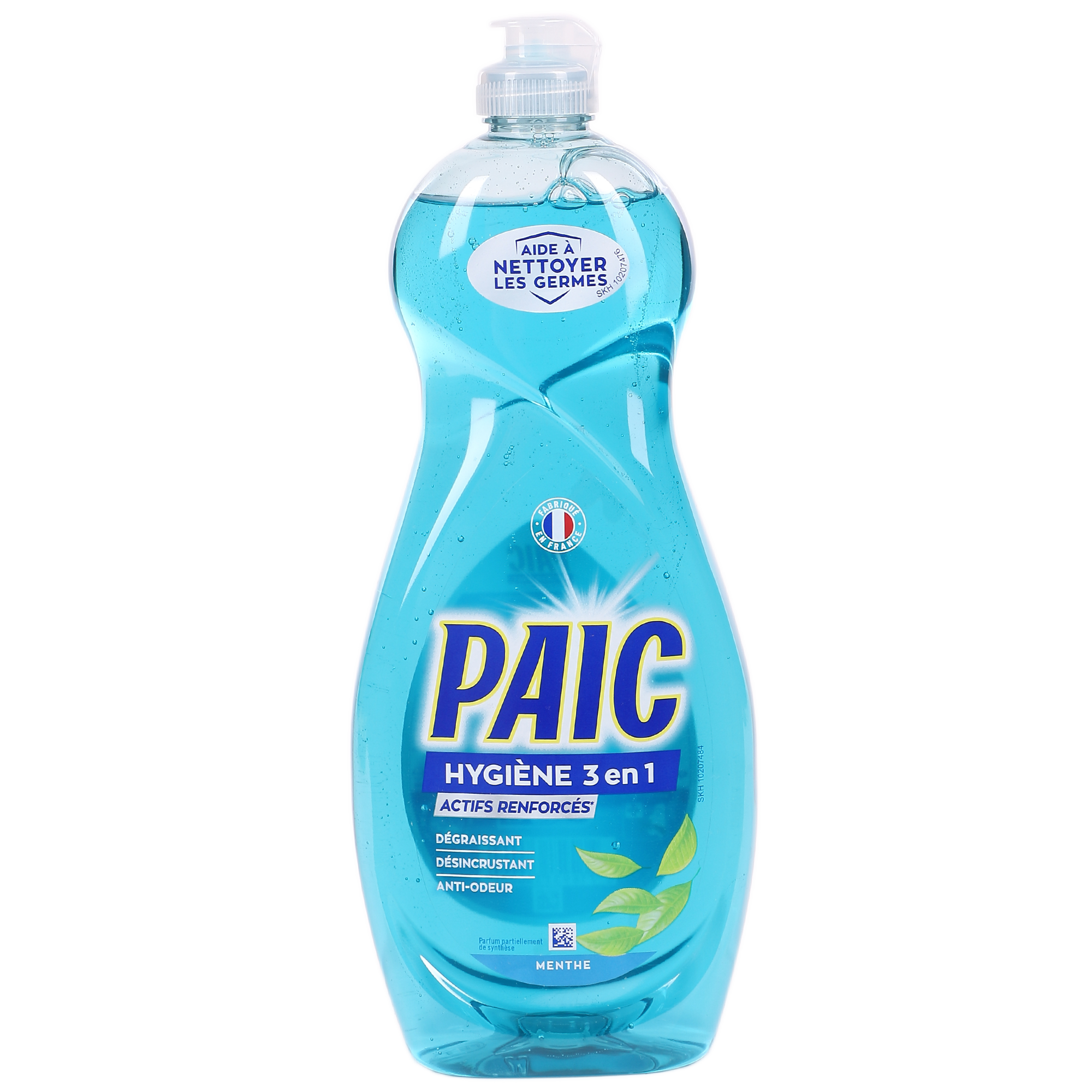Liquide vaisselle hygiène 3 en 1 menthe
