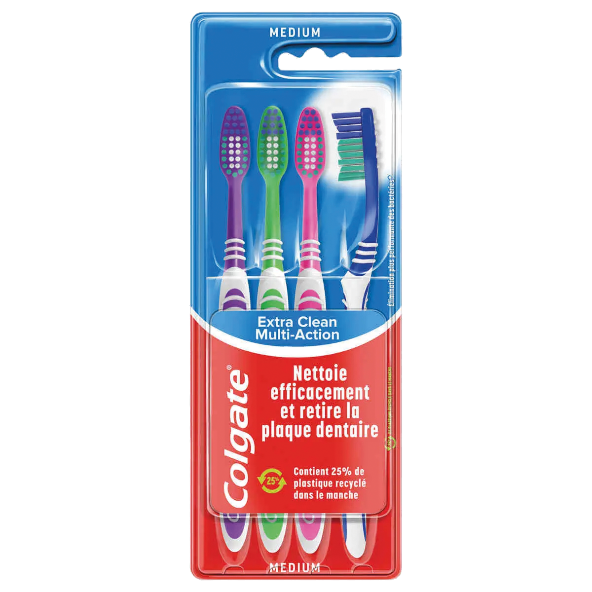 4 Brosses à dents Clean Medium