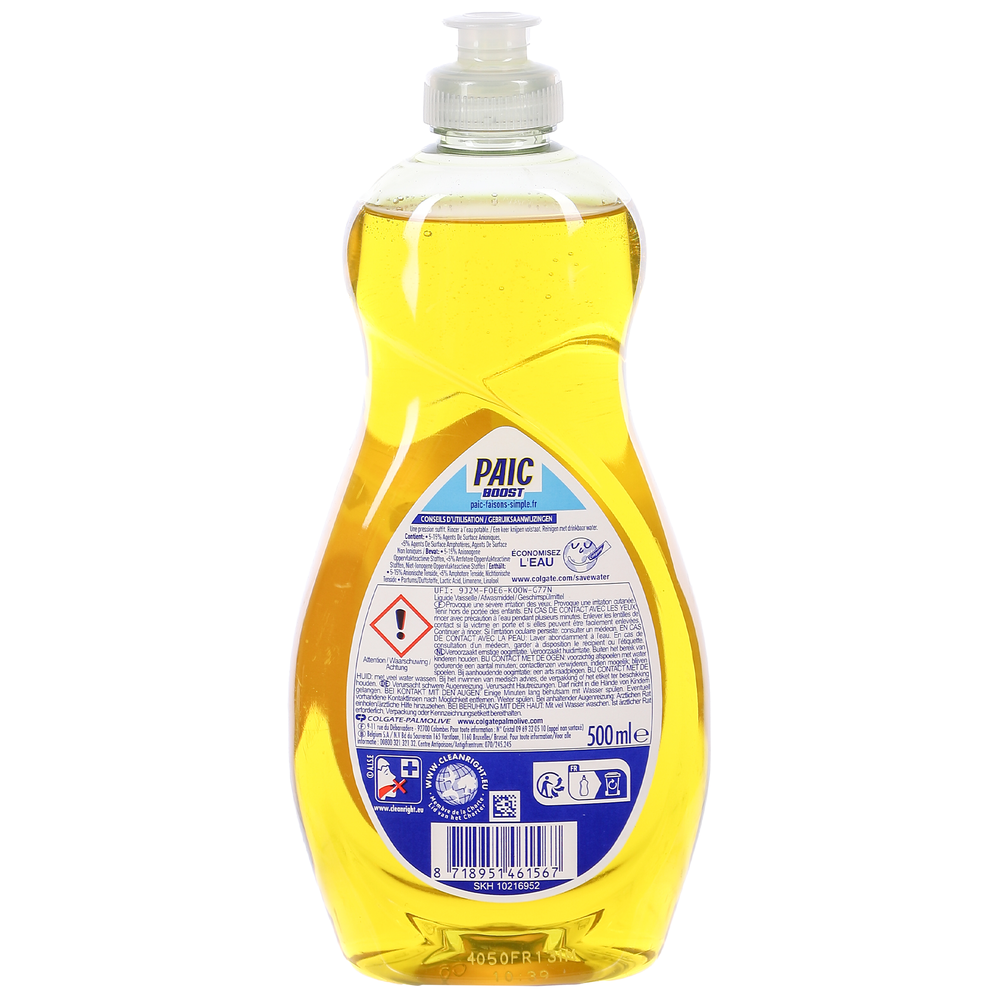 Liquide vaisselle Boost citron et pamplemousse