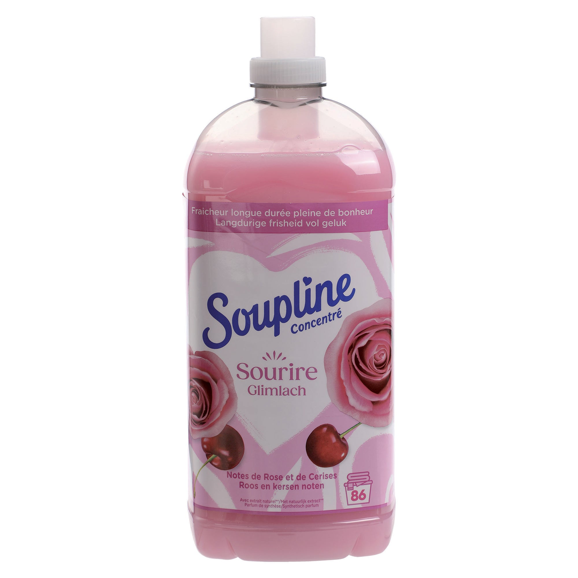 Adoucissant concentré rose et cerise