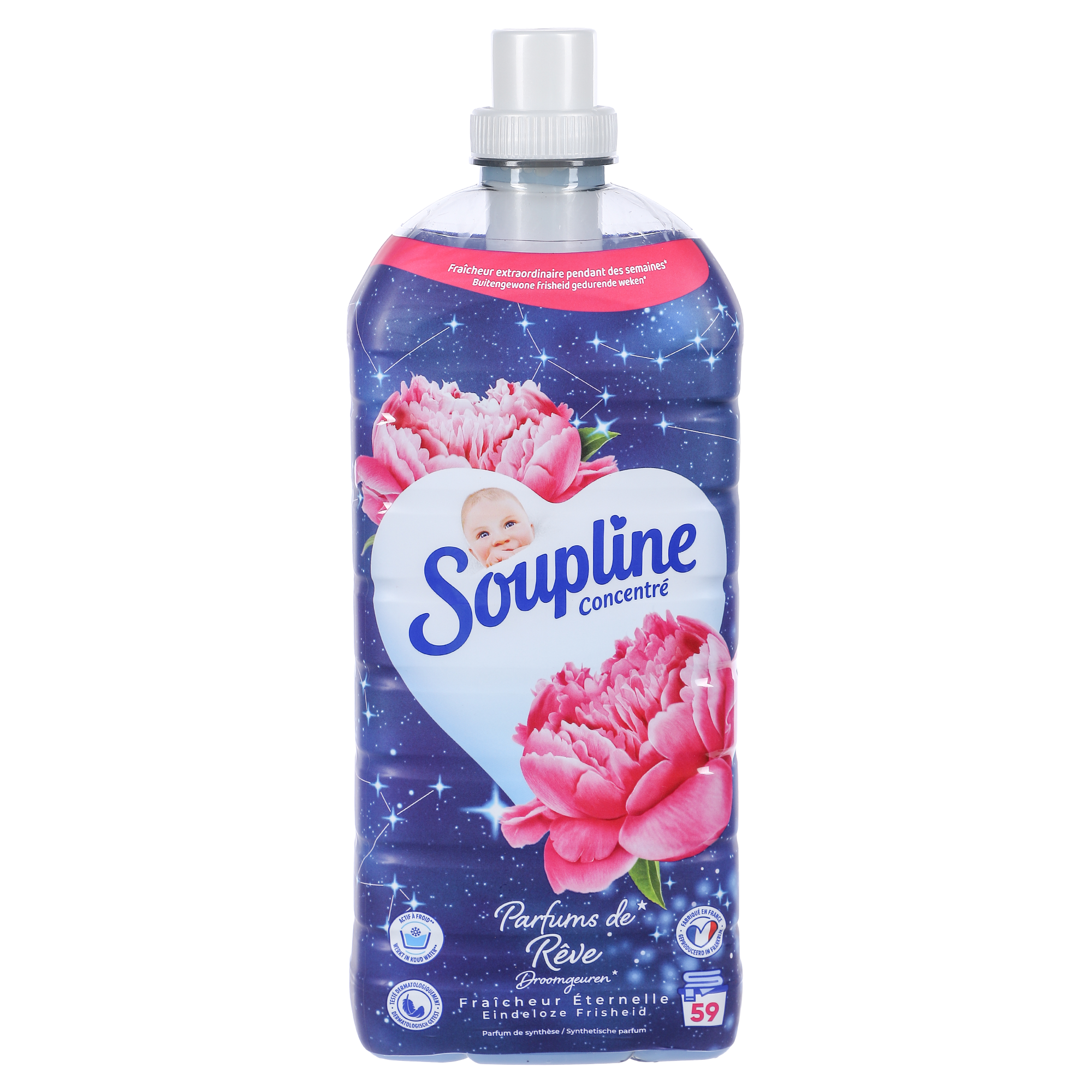 59 doses d'adoucissant parfum de rêve