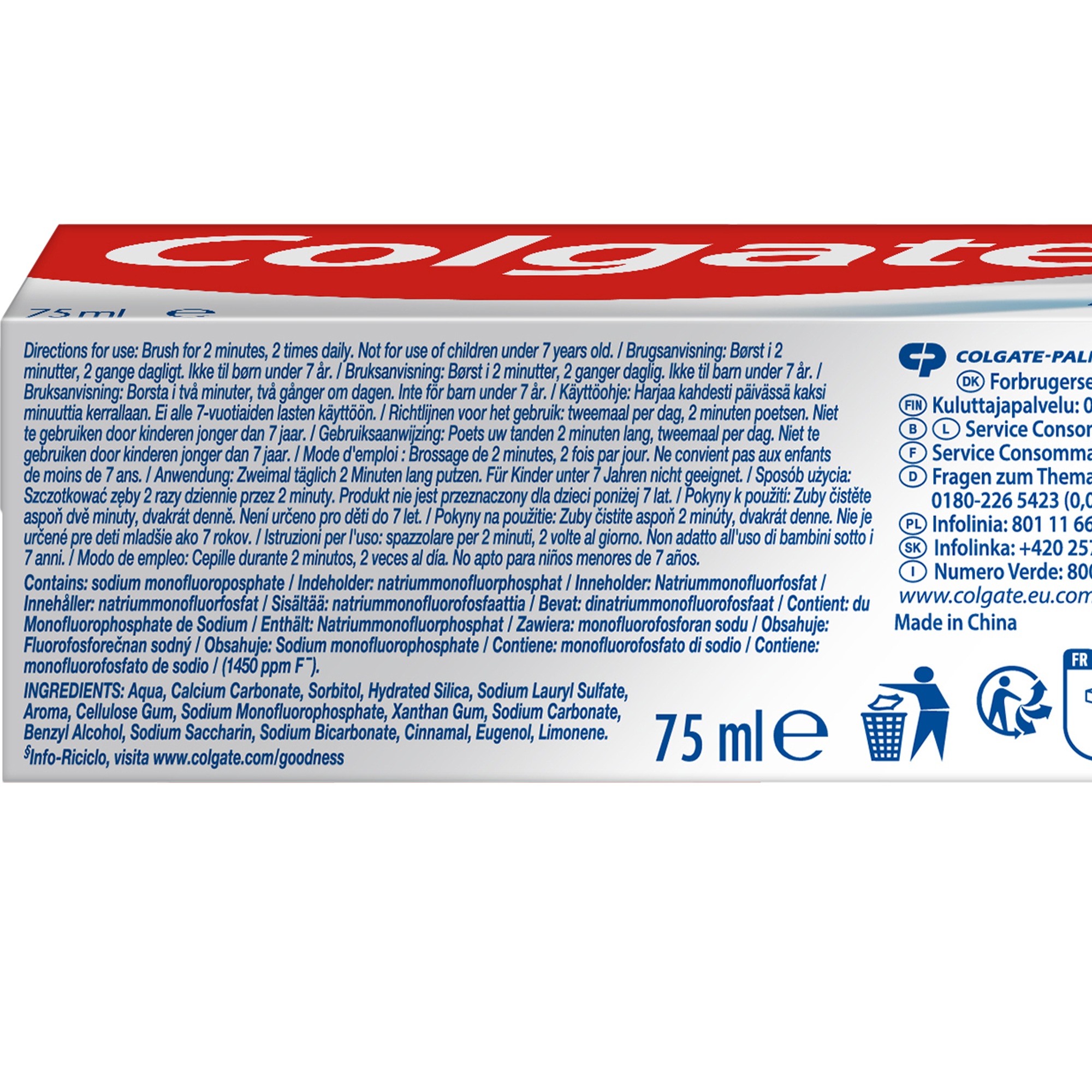 Dentifrice blancheur au bicarbonate de soude