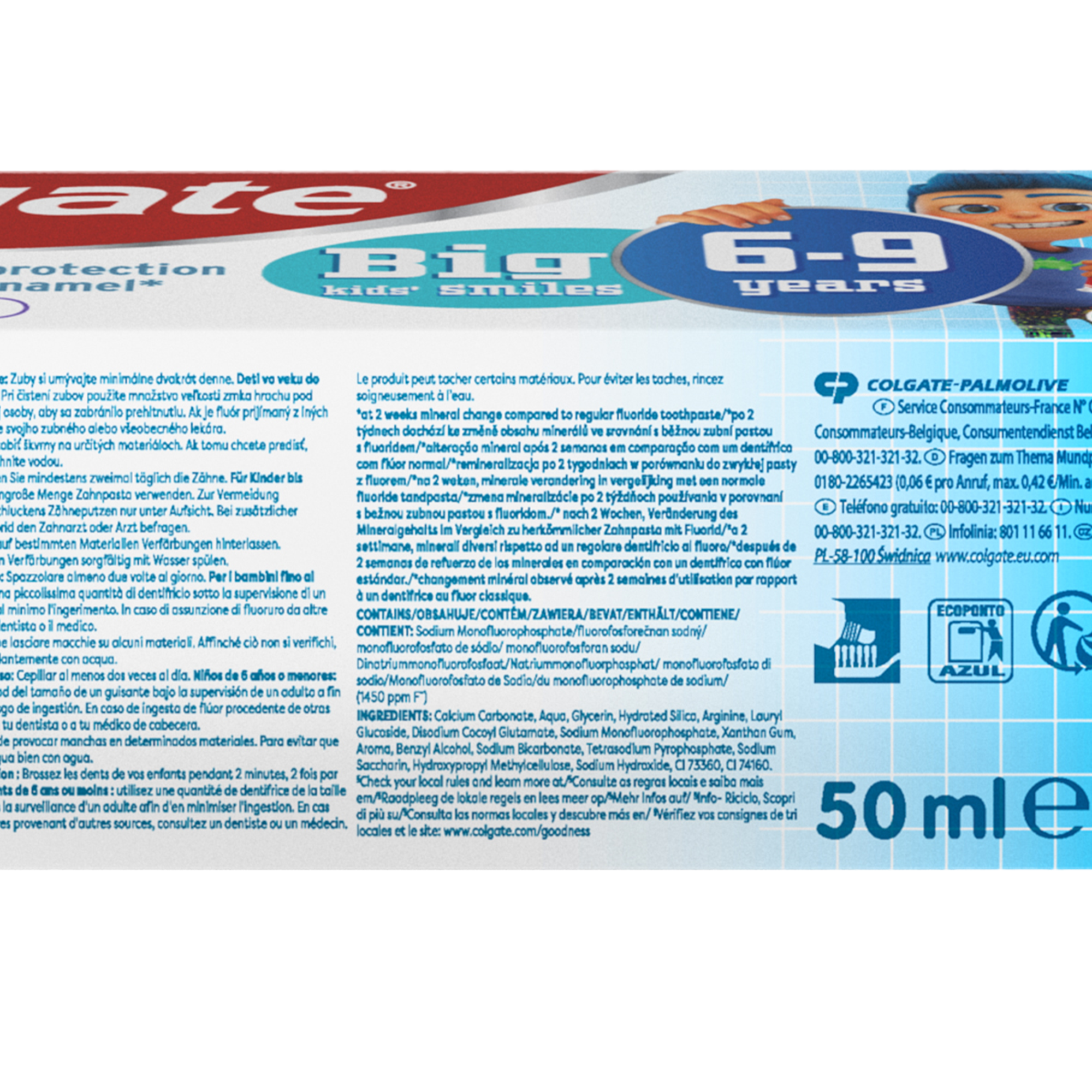 Dentifrice junior 6-9 ans