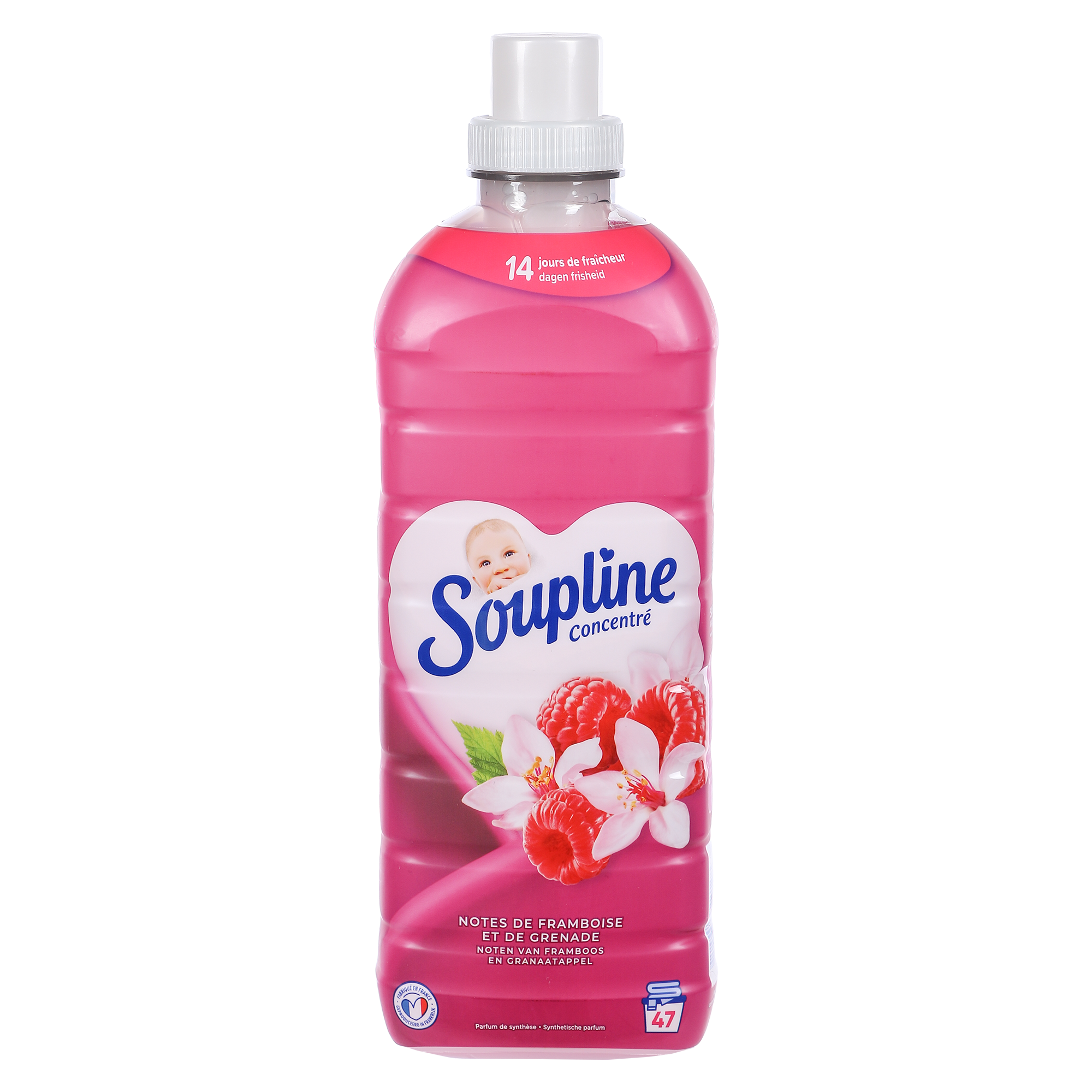 40 doses d'adoucissant fraicheur parfumée