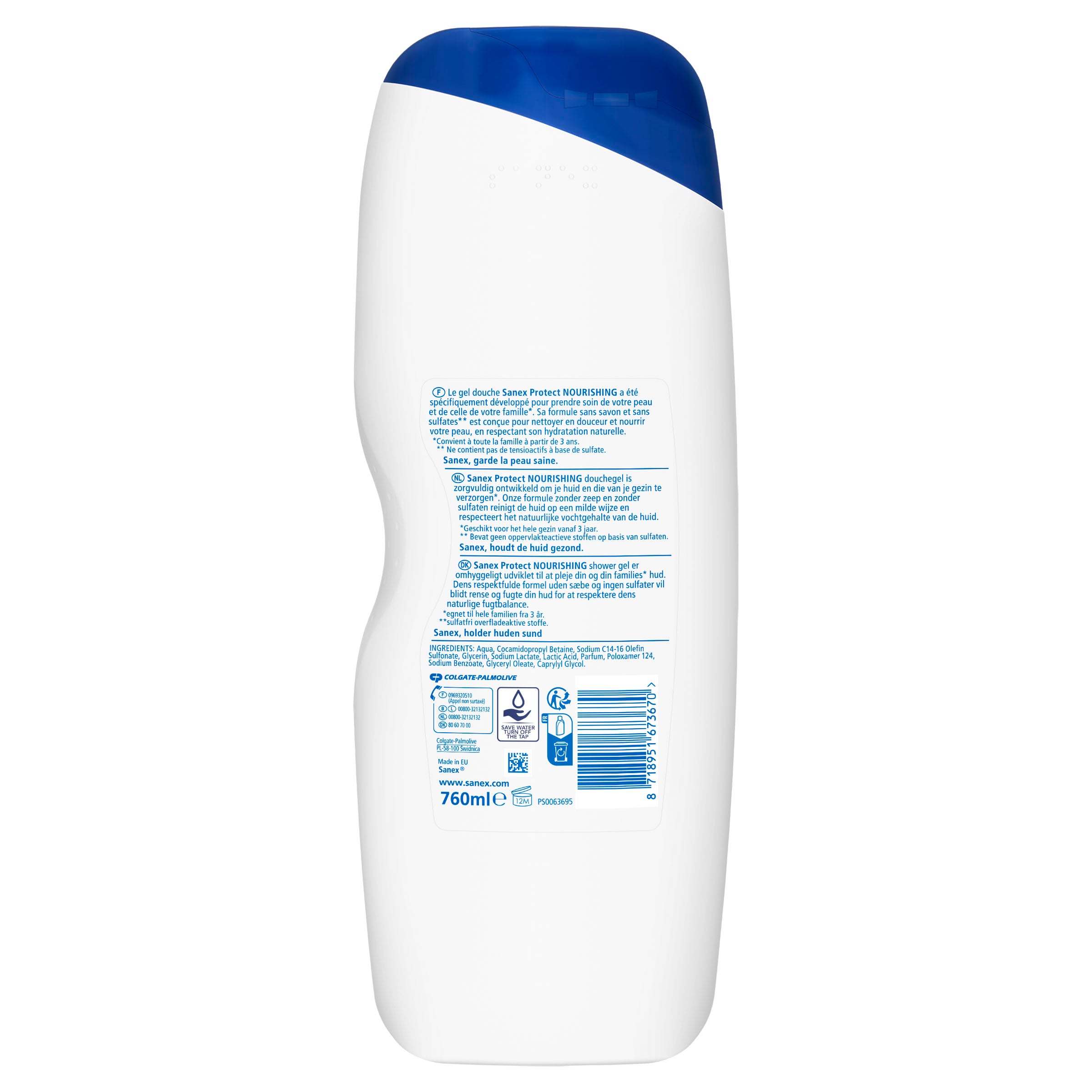 Gel douche protect nourishing