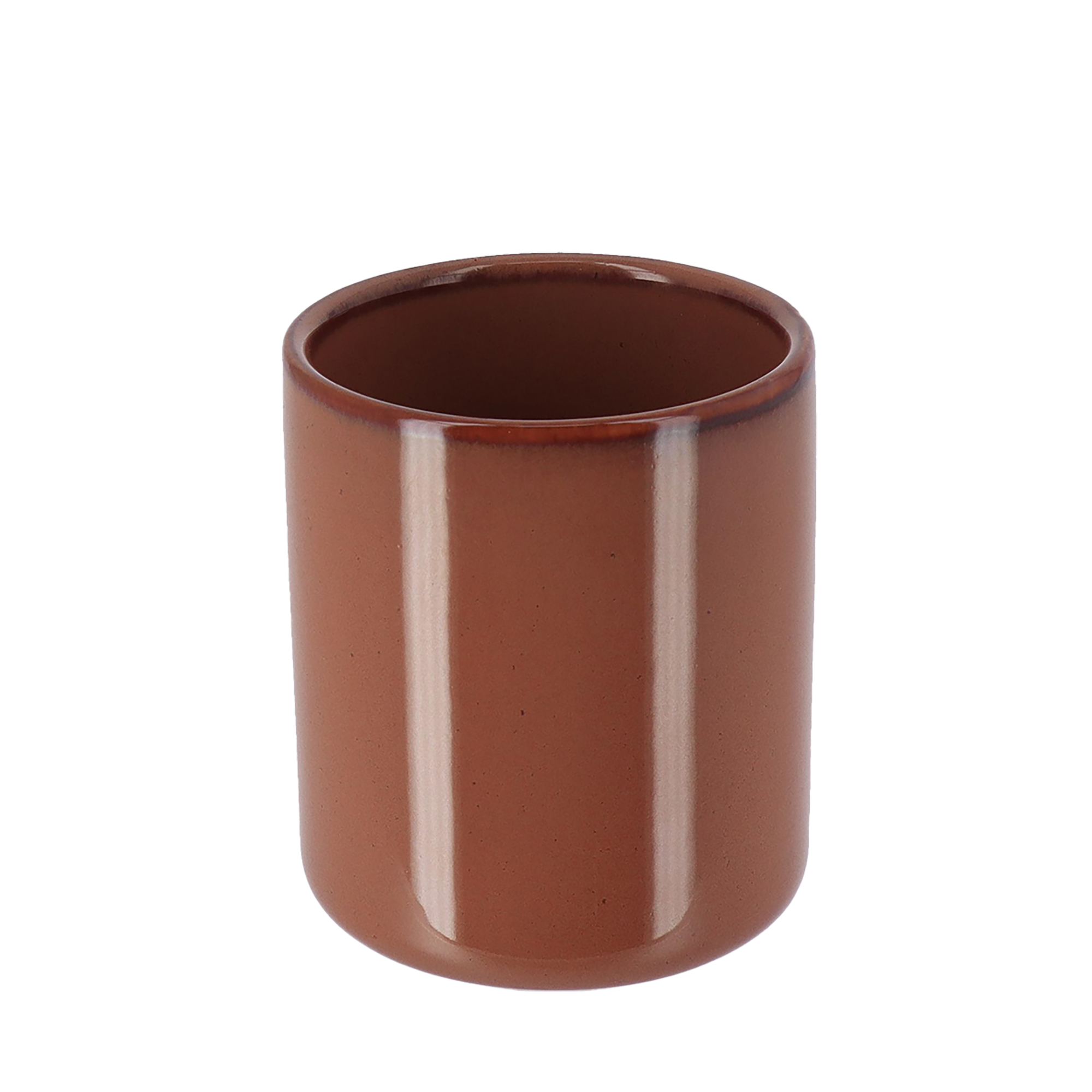 Gobelet de salle de bain terracotta