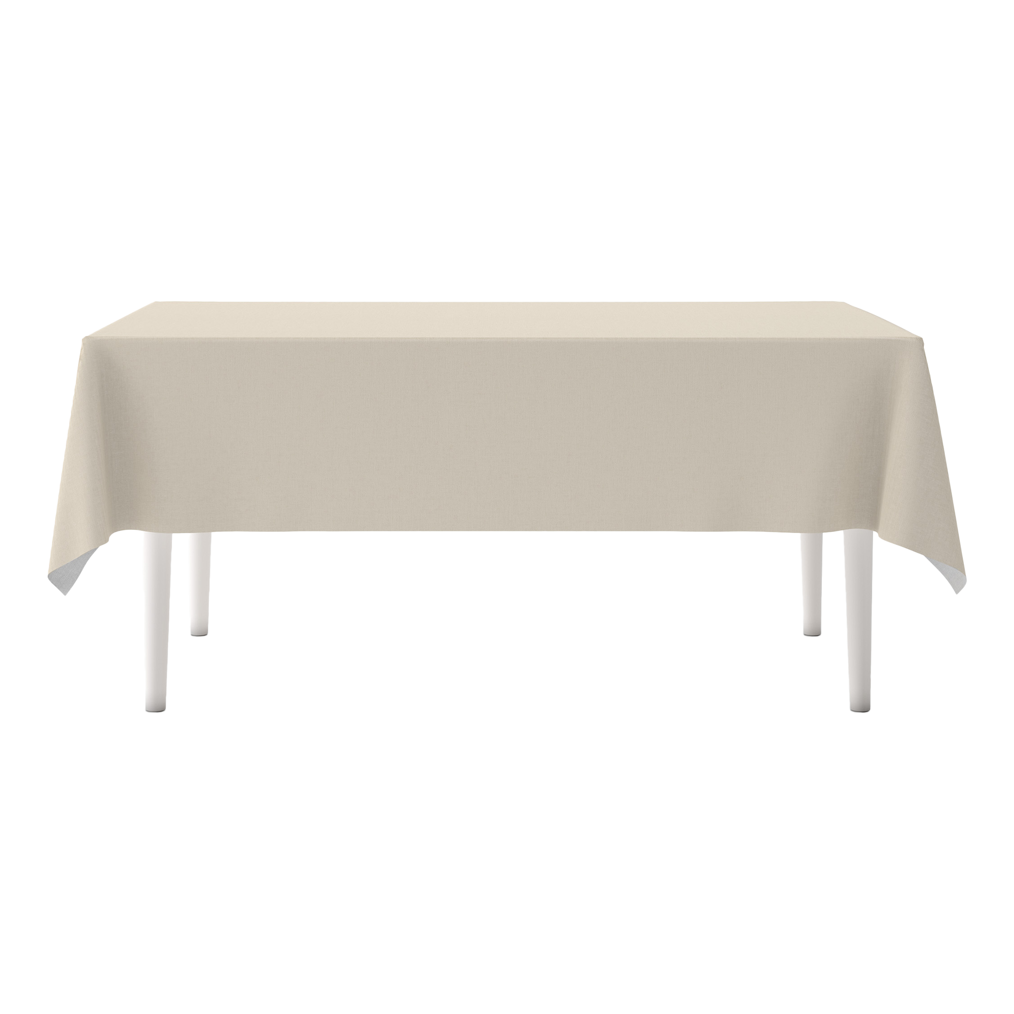 Nappe polyester unie  - Blanc
