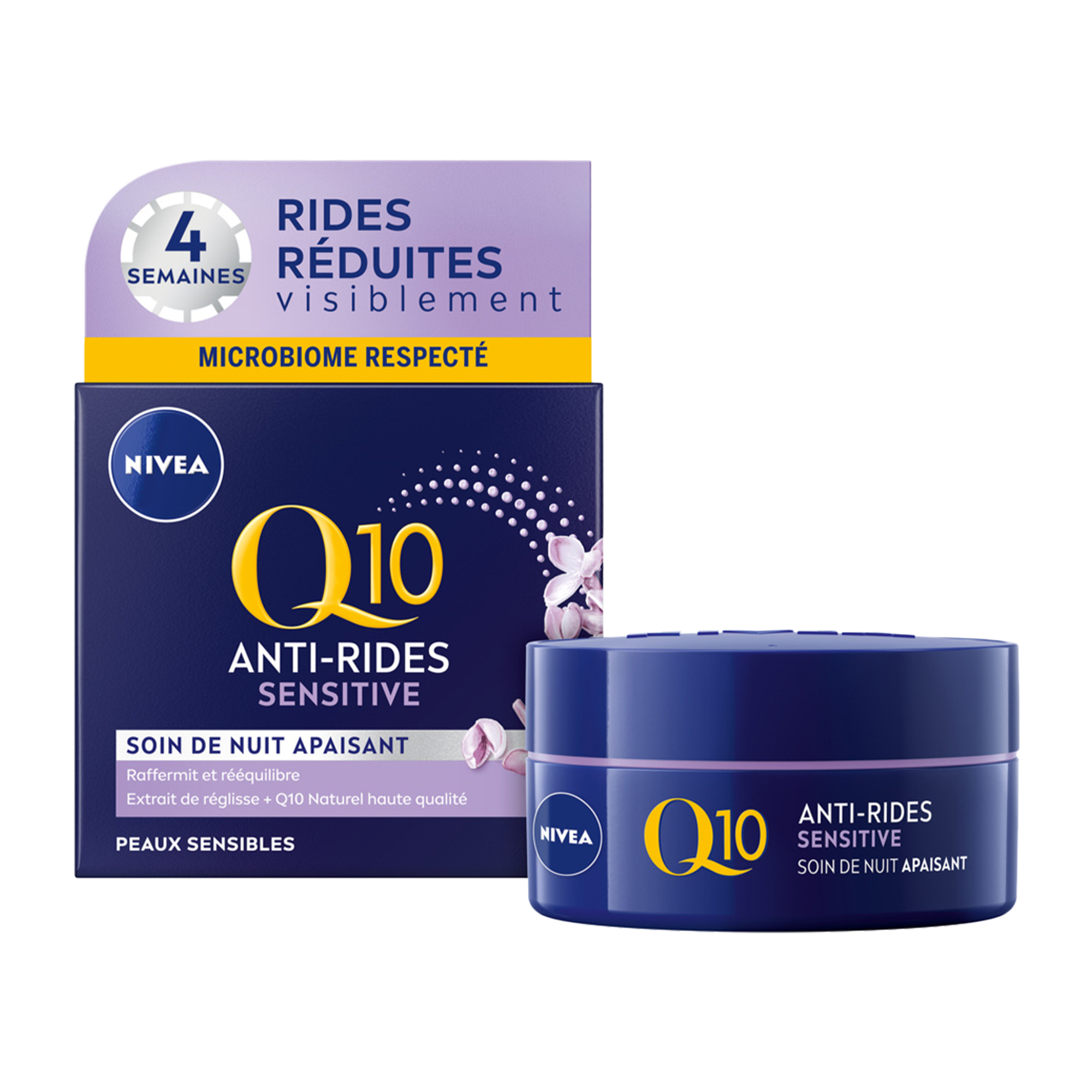 Crème de nuit anti-rides Q10 Sensitive