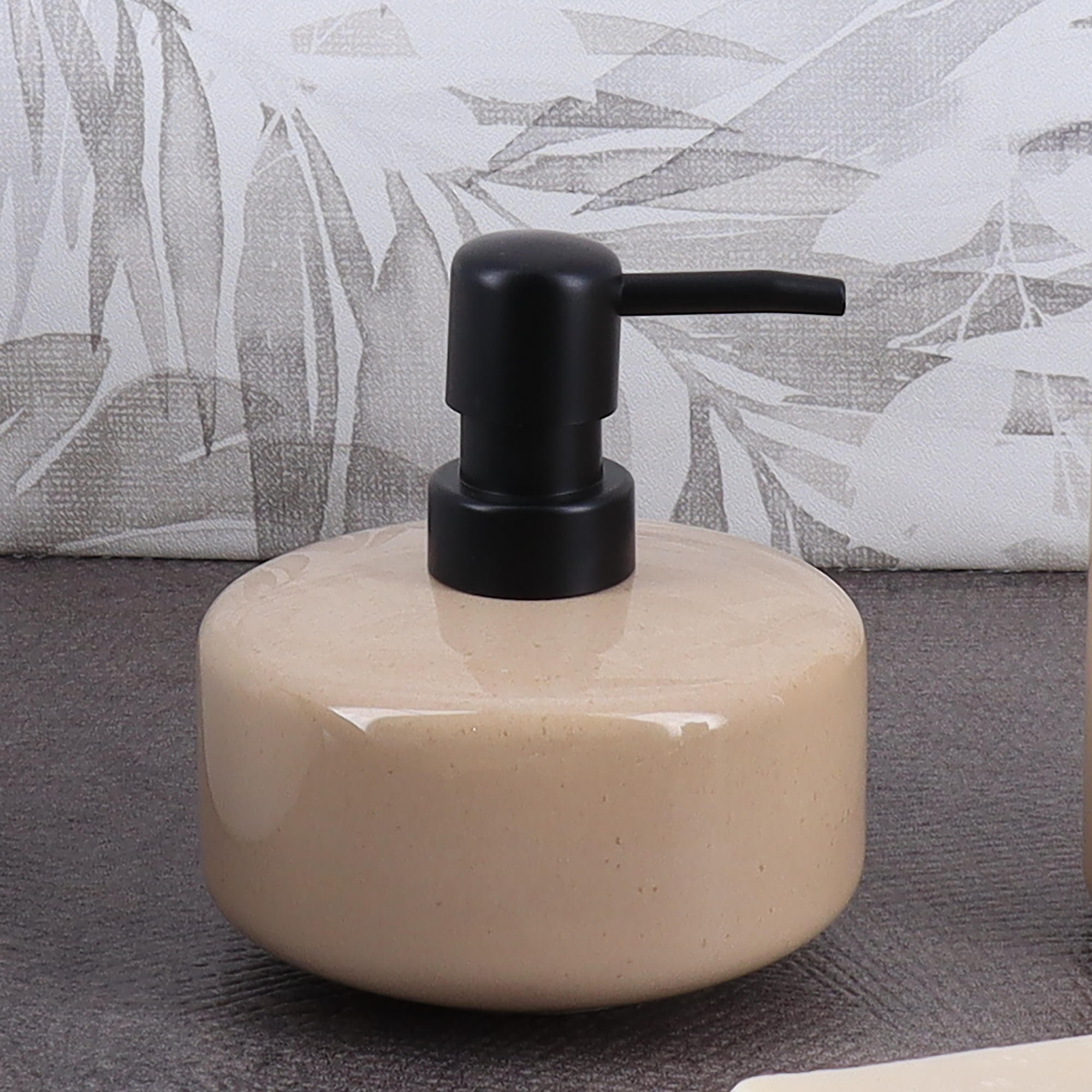 Distributeur à savon beige 400ml