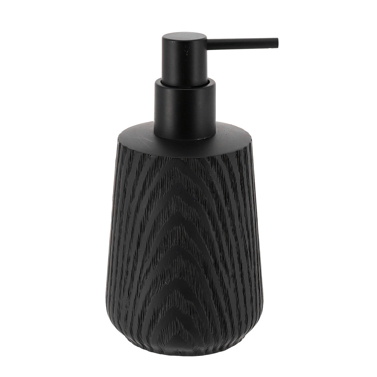 Distributeur à savon effet bois noir