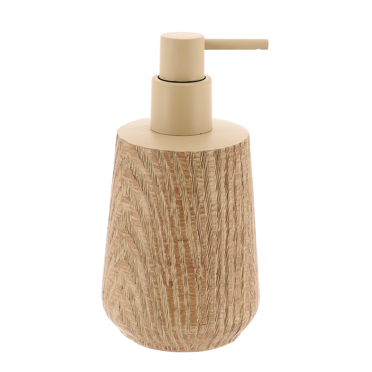 Distributeur à savon effet bois naturel
