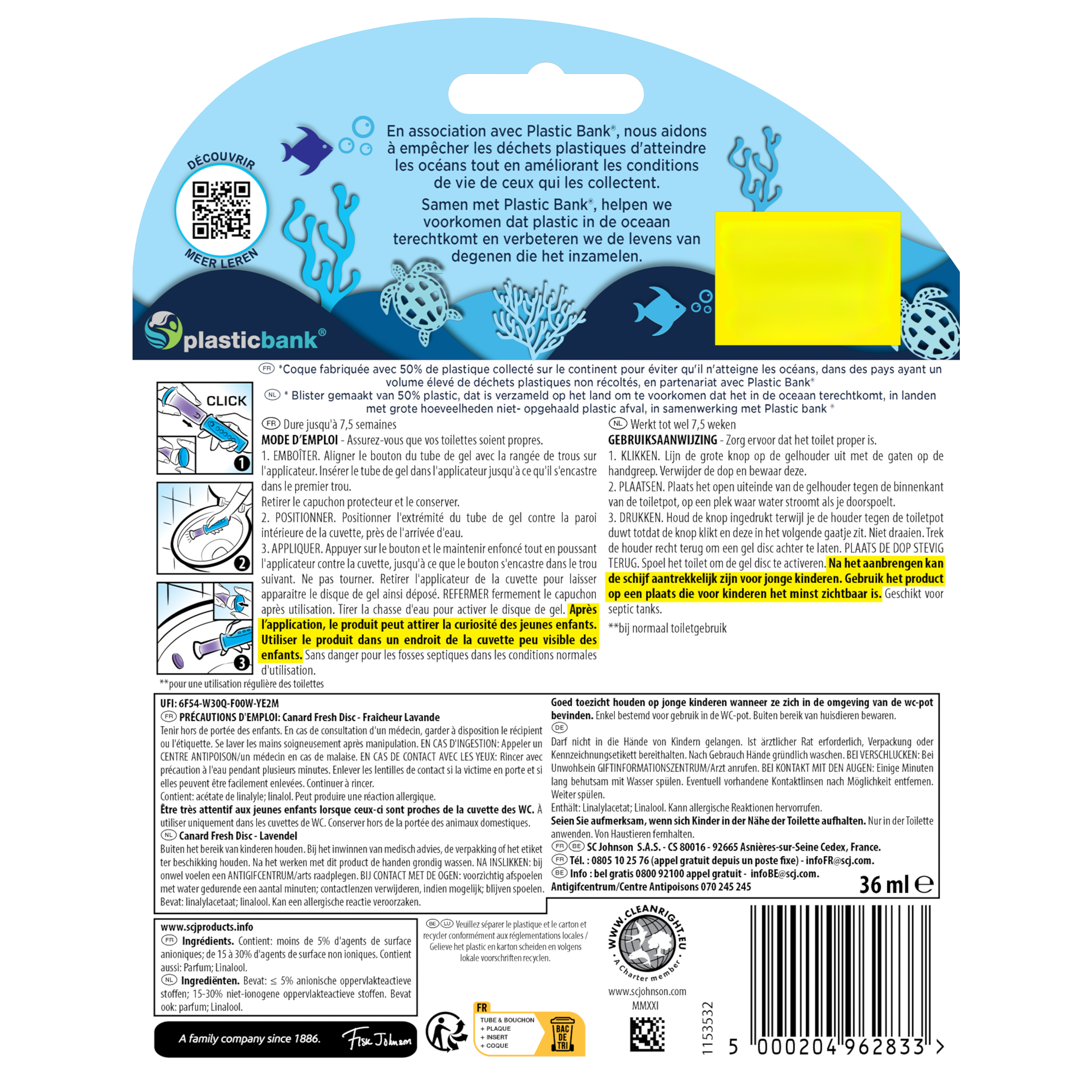 Applicateur fresh disc + 6 disques fraicheur lavande