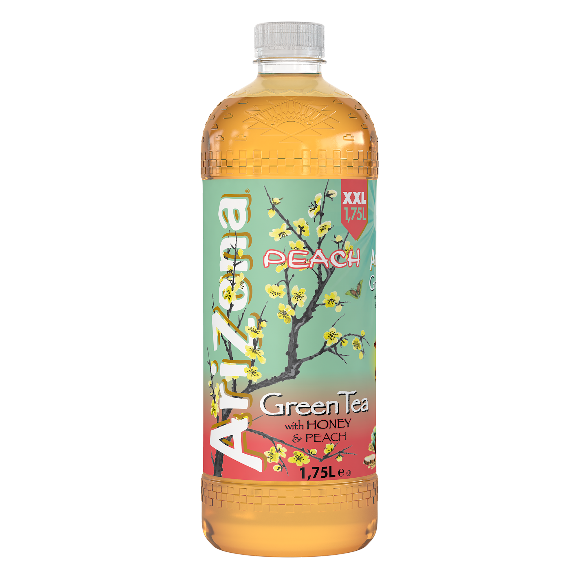 Bouteille Arizona thé glacé pêche et miel 1.75L