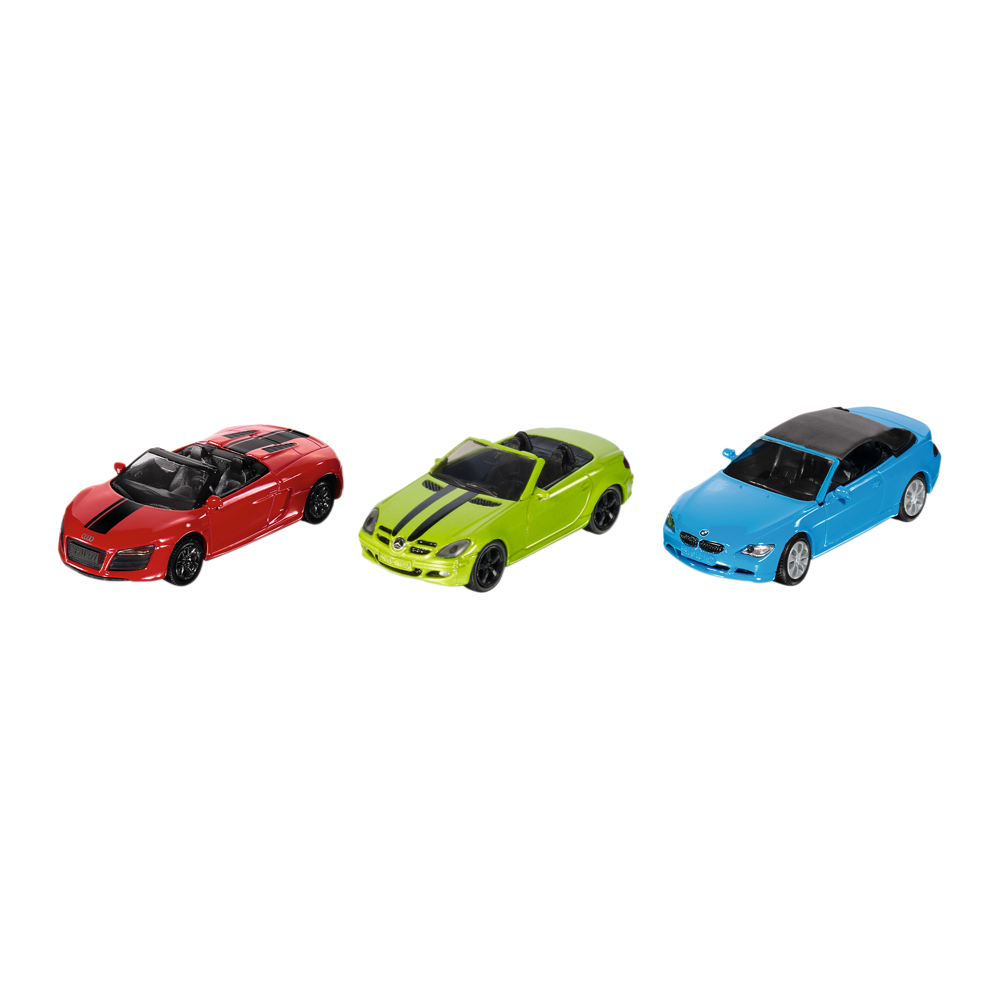 Coffret de 3 véhicules cabriolets 1:64E
